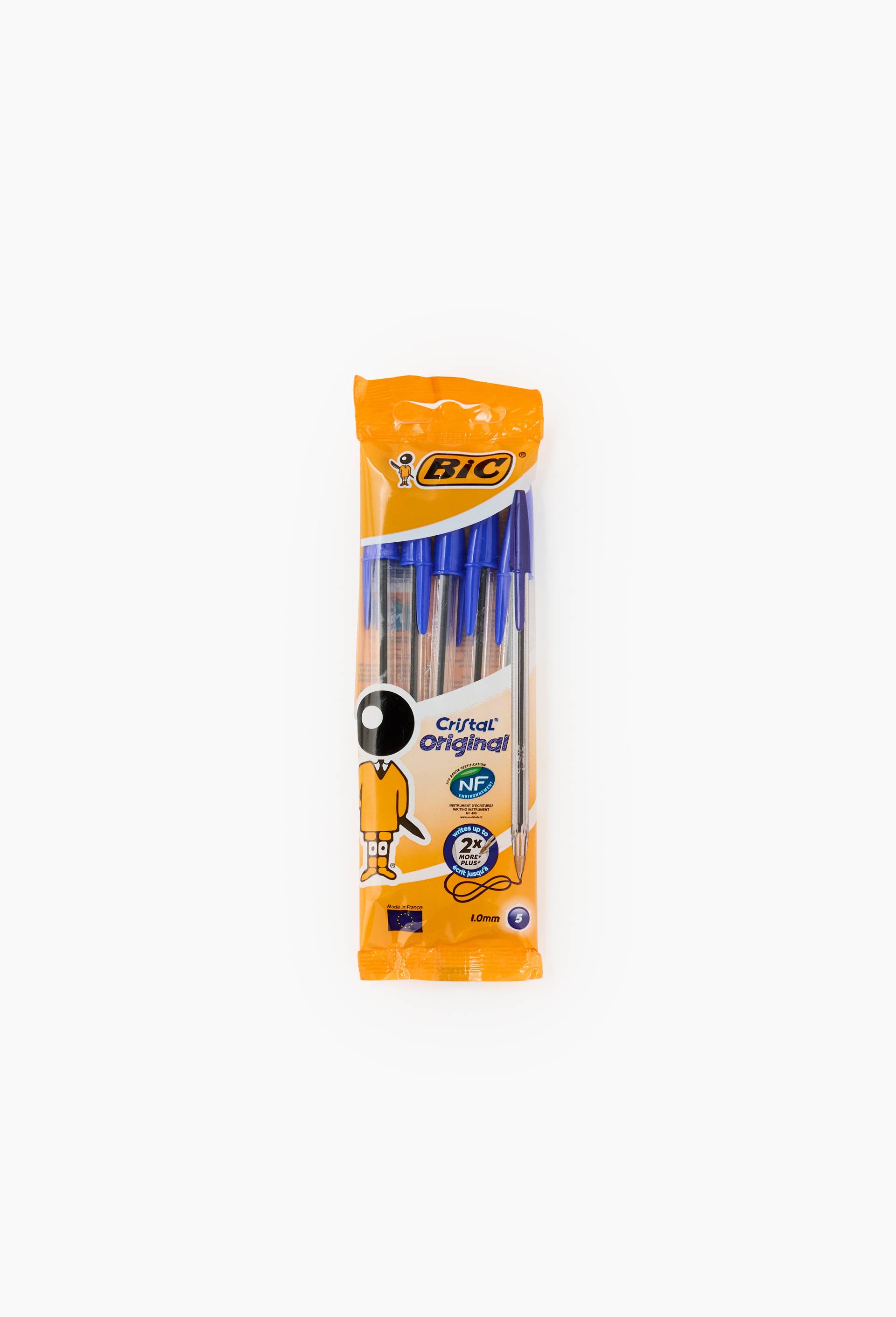 5 stylos bille Cristal, encre bleue, , large image number 0