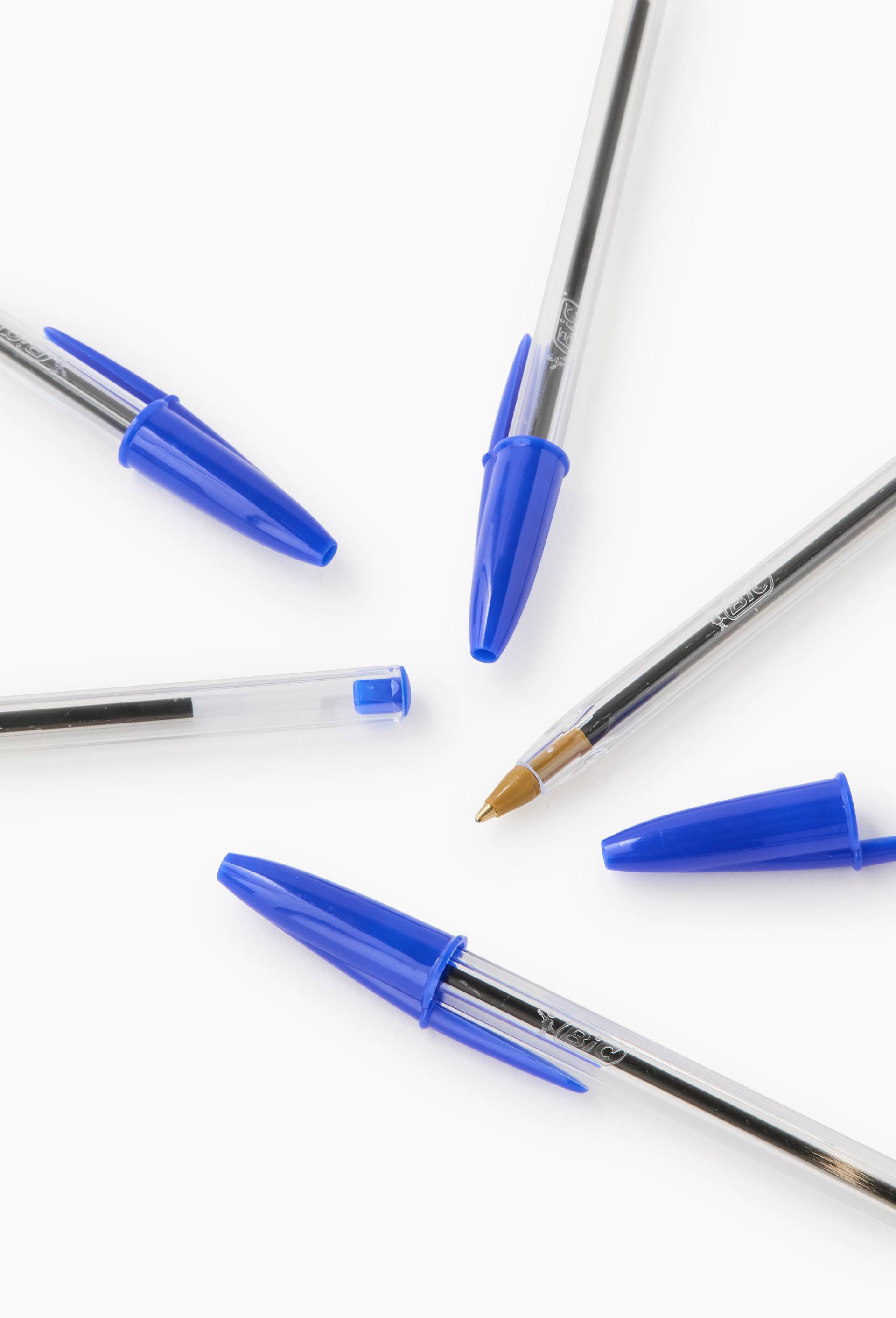 5 stylos bille Cristal, encre bleue, , large image number 2.0