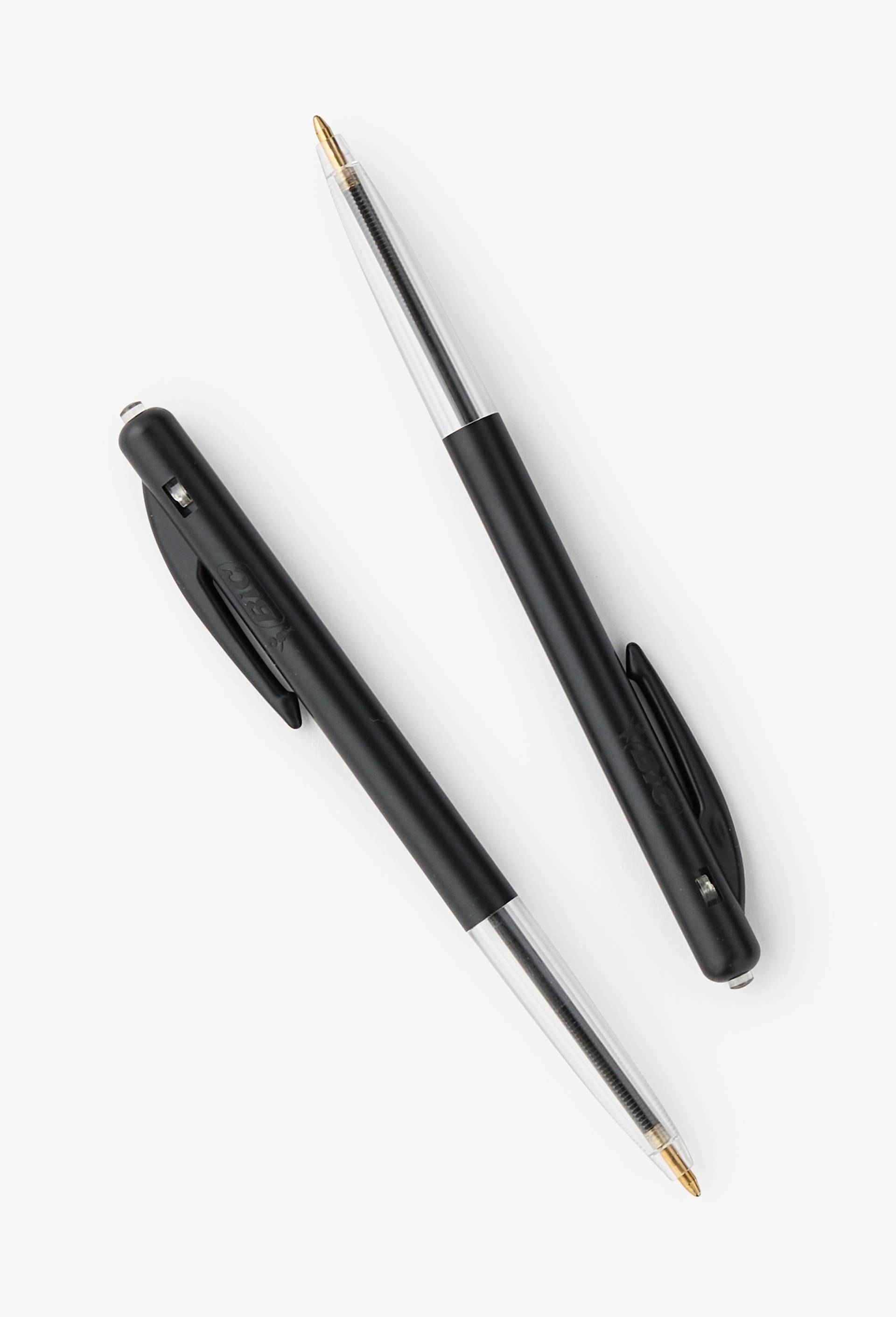 2 stylos bille r&eacute;tractable m10 &agrave;&nbsp;clic, encre noir, , large image number 1