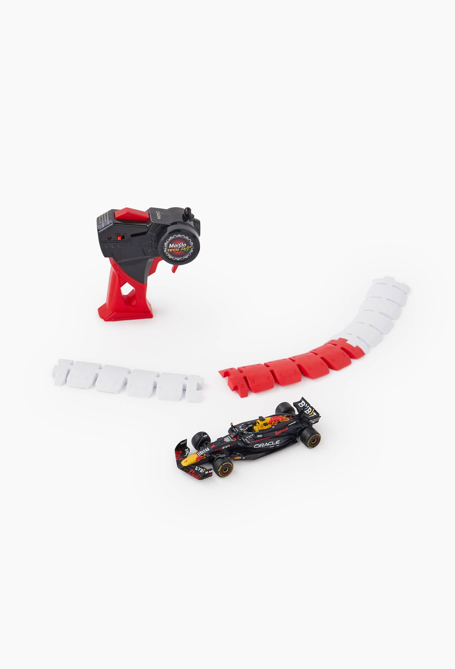 Circuit F1 Ferrari radiocommand&eacute; avec accessoires de piste, , large image number 0