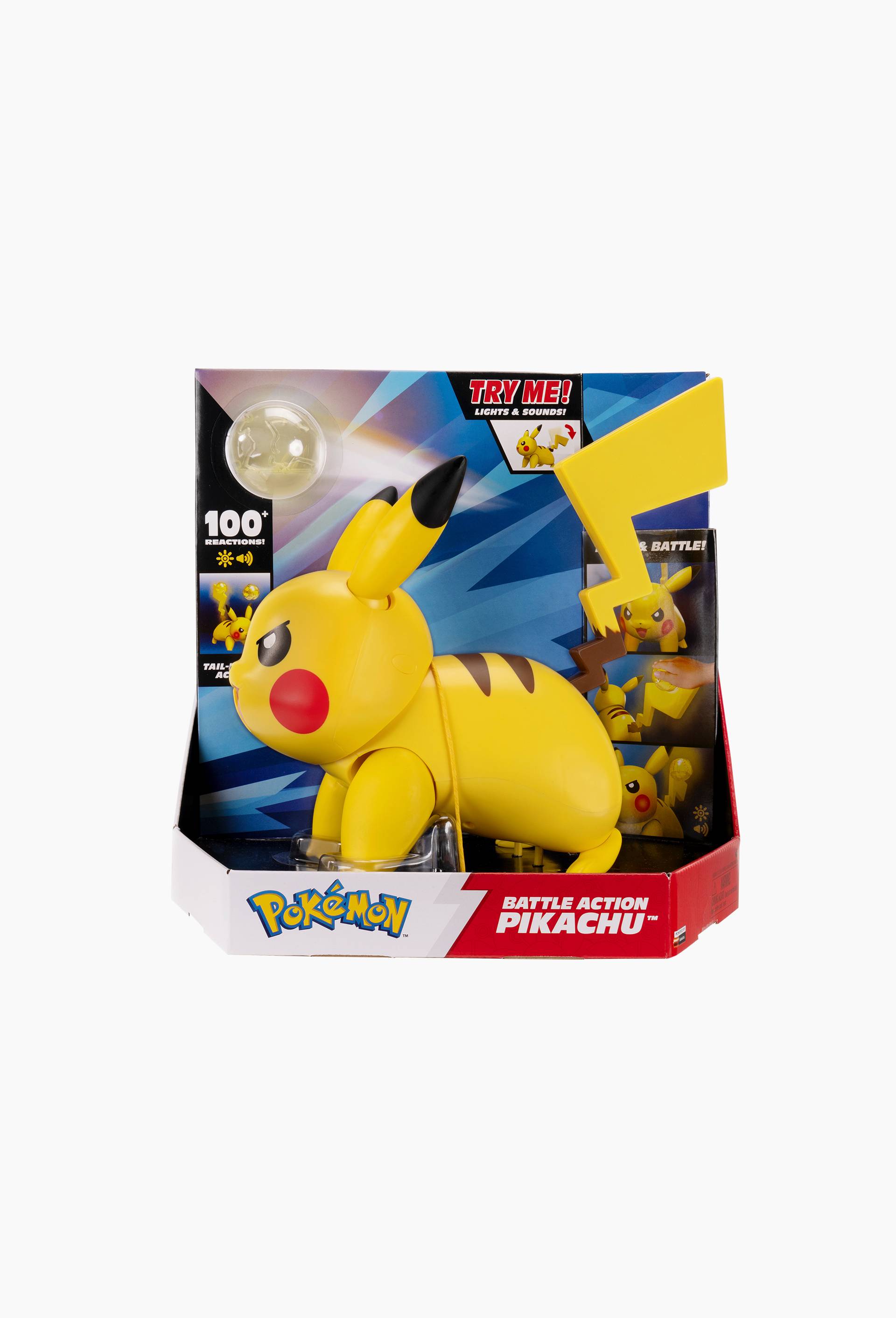 Pok&eacute;mon figurine de luxe Pikachu avec fonctions &eacute;lectroniques, , large image number 0