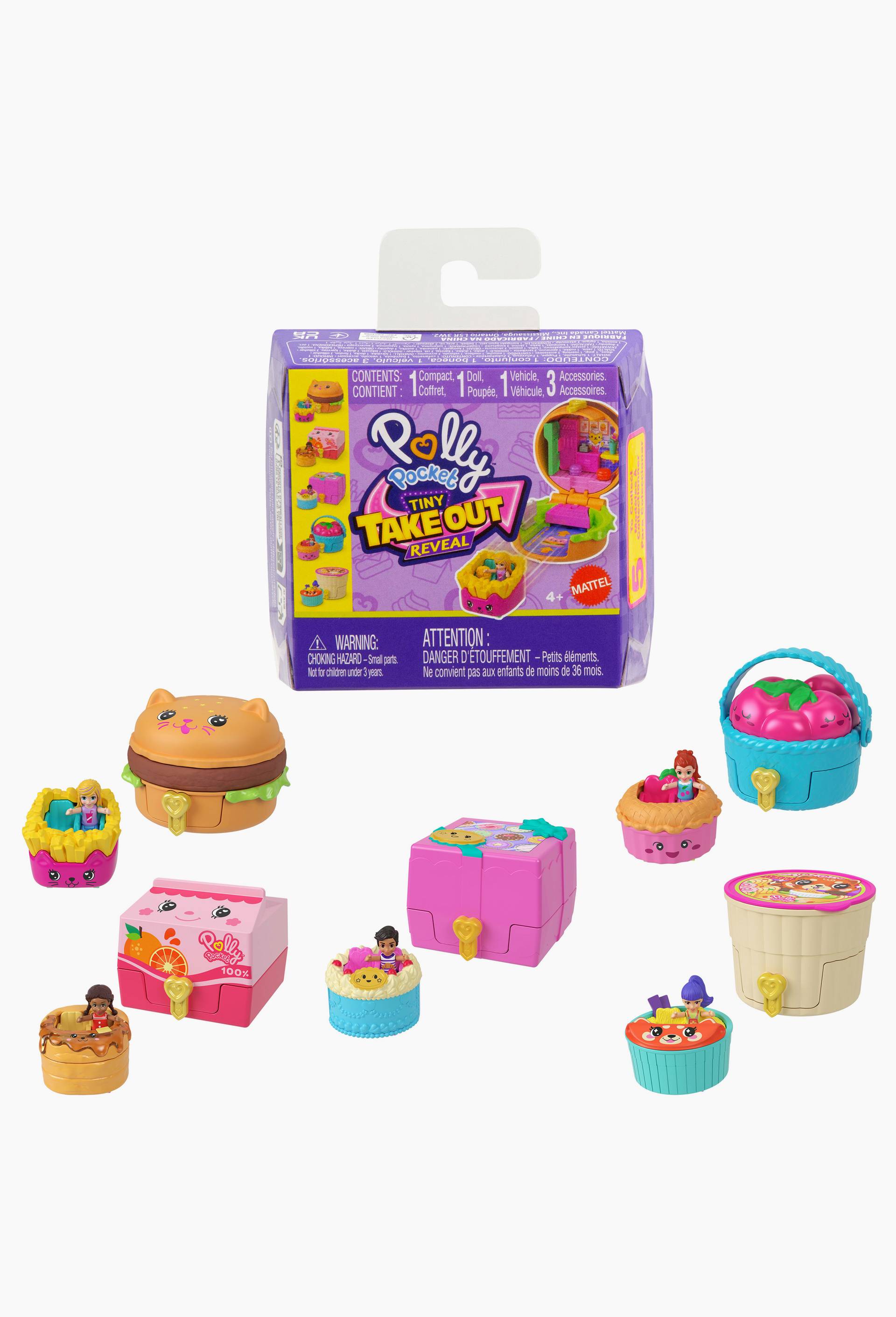 Polly Pocket - Tiny take out reveal, , large image number 0