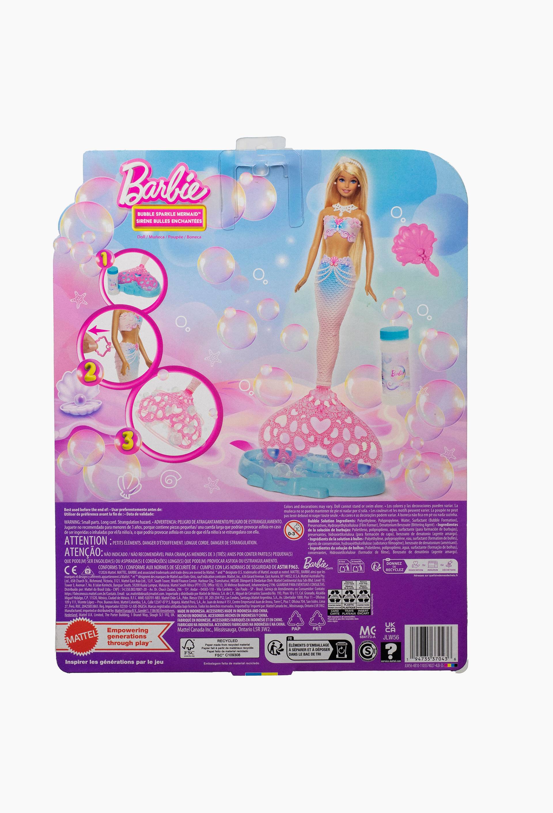 Barbie - Sir&egrave;ne bulles magiques, , large image number 1