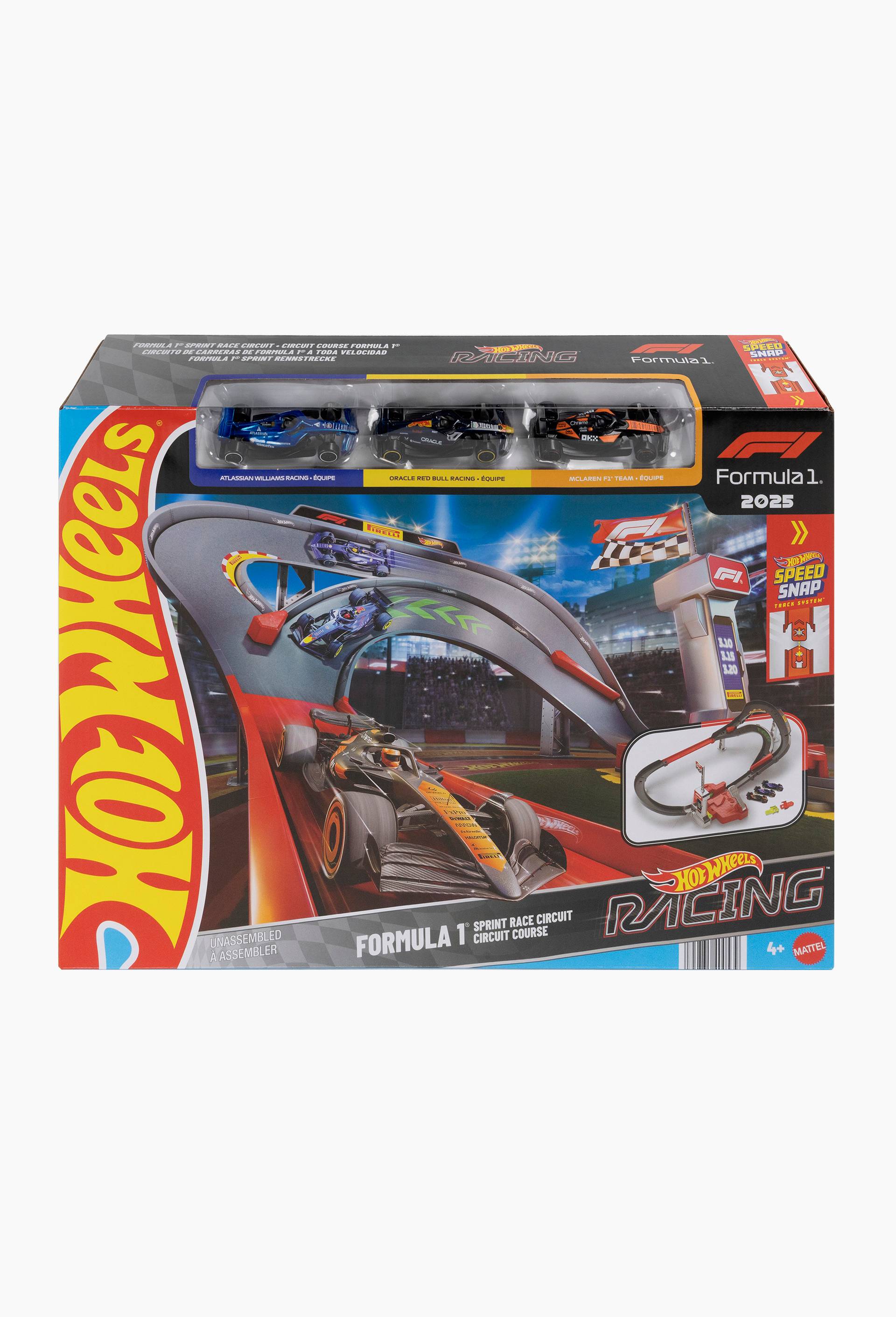Hot Wheels - Circuit Sprint F1 Hotwheels - D&egrave;s 4 ans, , large image number 0