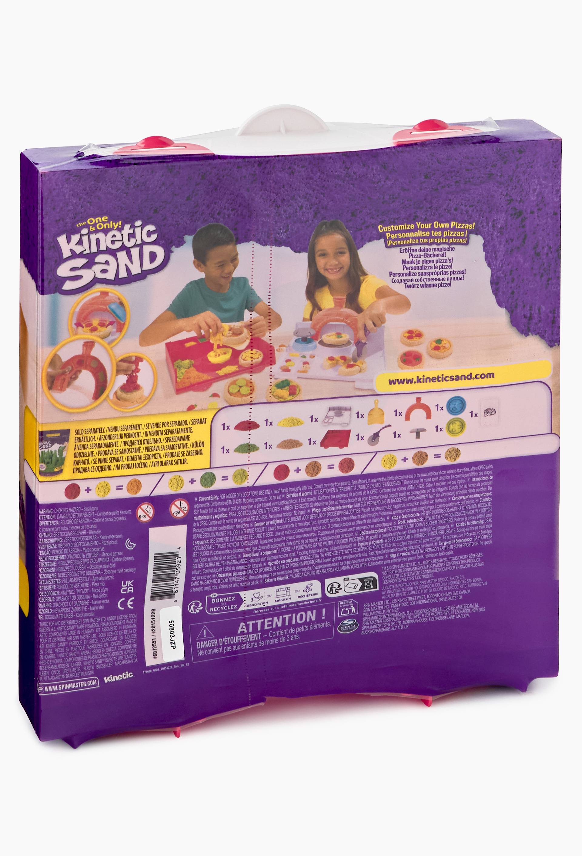 Atelier a pizza magique 453 g kinetic sand, , large image number 1.0