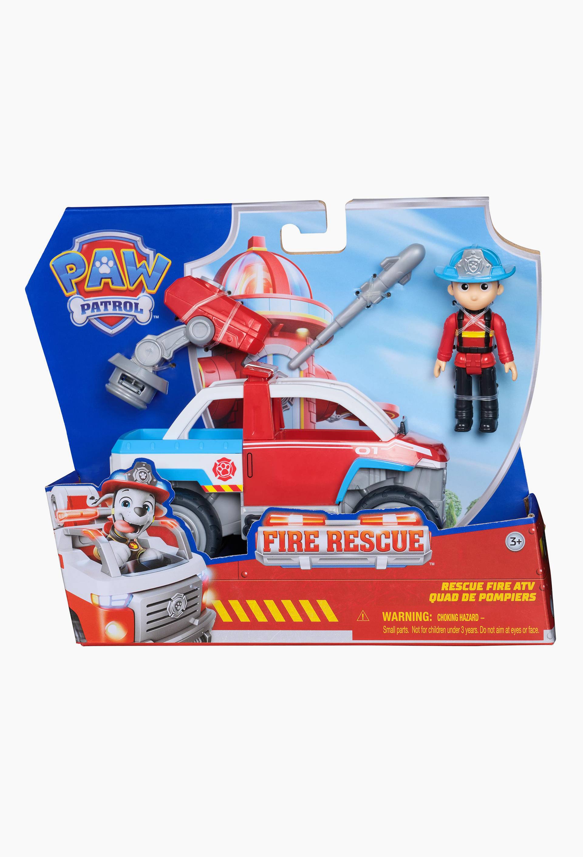 V&Eacute;HICULE + FIGURINE FIRE RESCUE RYDER La Pat' Patrouille, , large image number 1.0