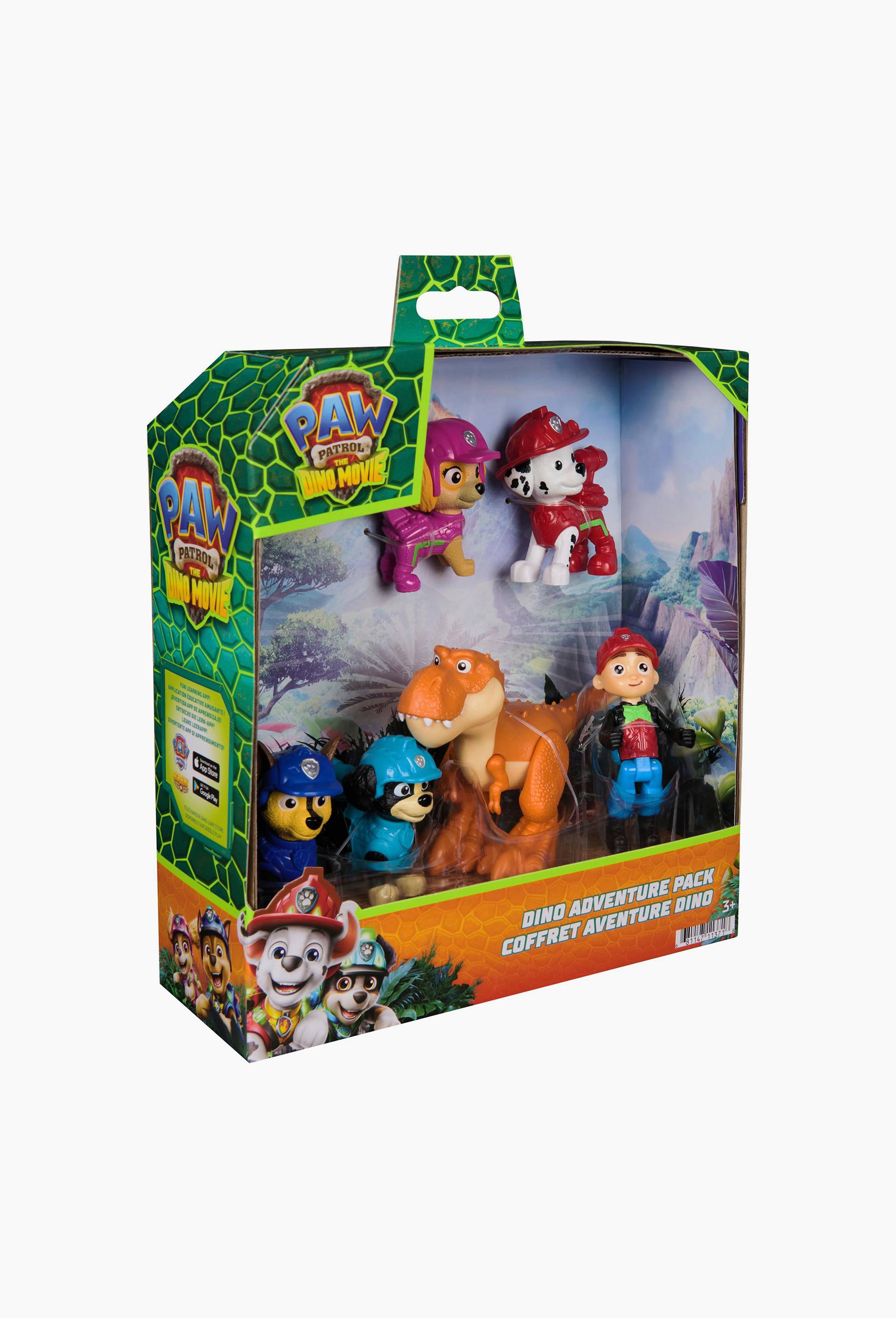 COFFRET FIGURINES AVENTURE La Pat' Patrouille - Le Film Mission Dino, , large image number 1
