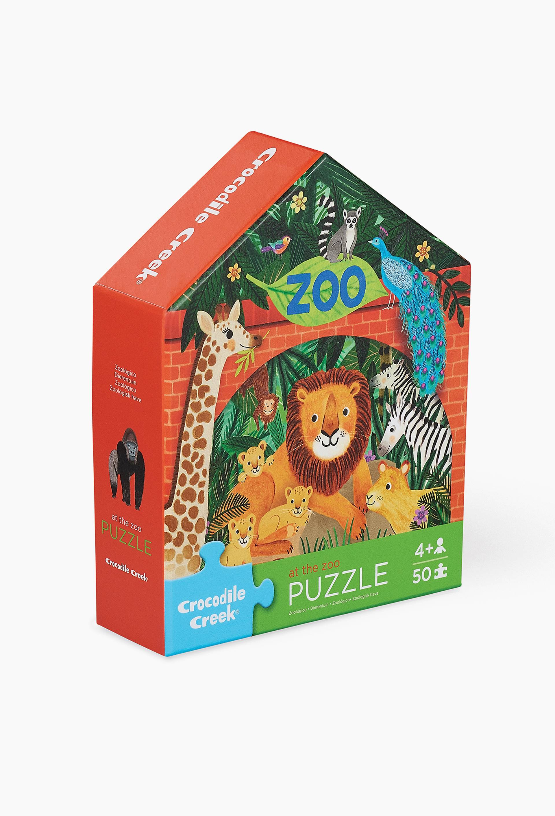 Puzzle maison - 50 pcs - Le Zoo - 4a+, , large image number 0.0