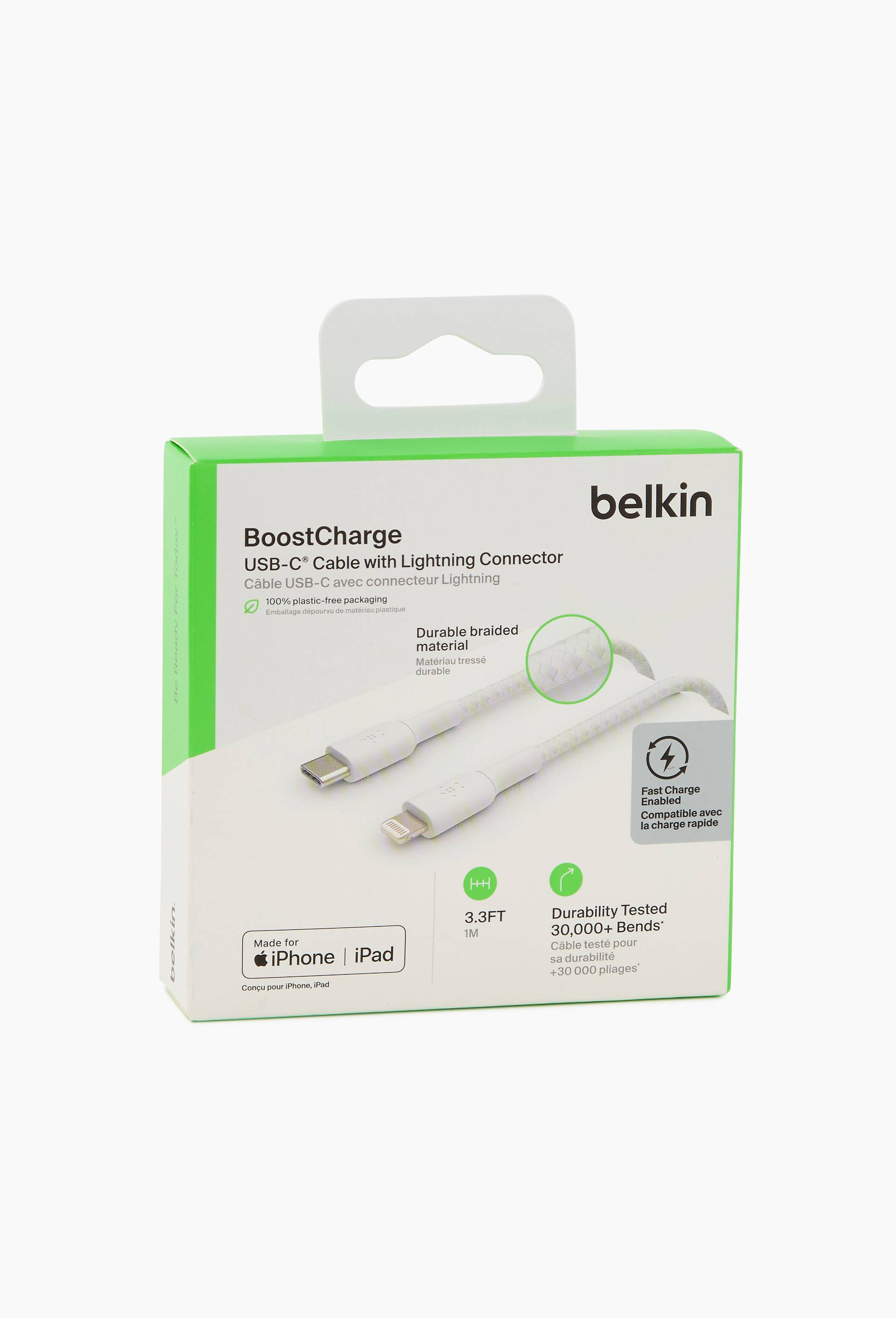 C&acirc;ble usb-c vers lightning, 1m, , large image number 0