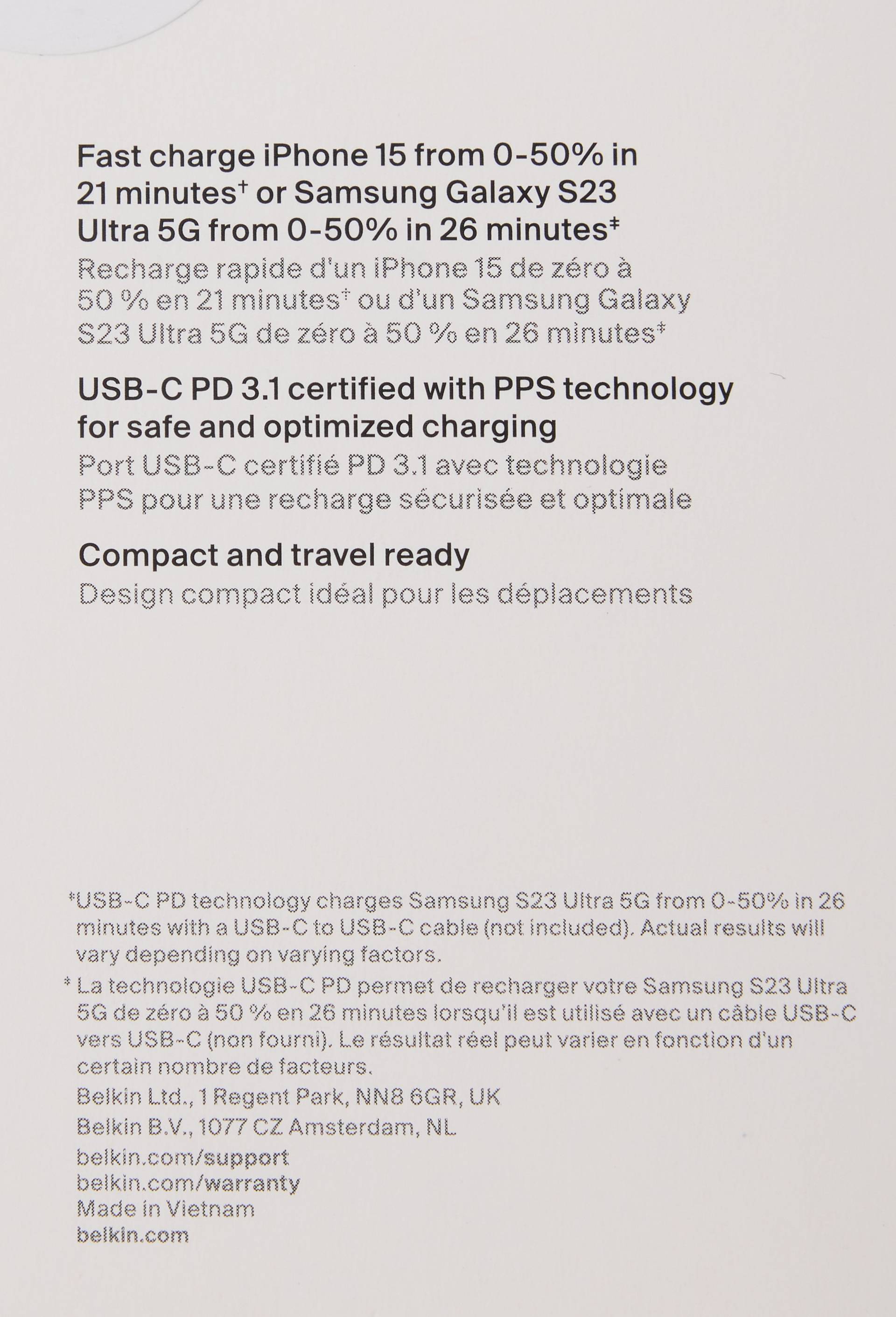 Chargeur secteur 2 ports, USB et USB C, , large image number 1.0