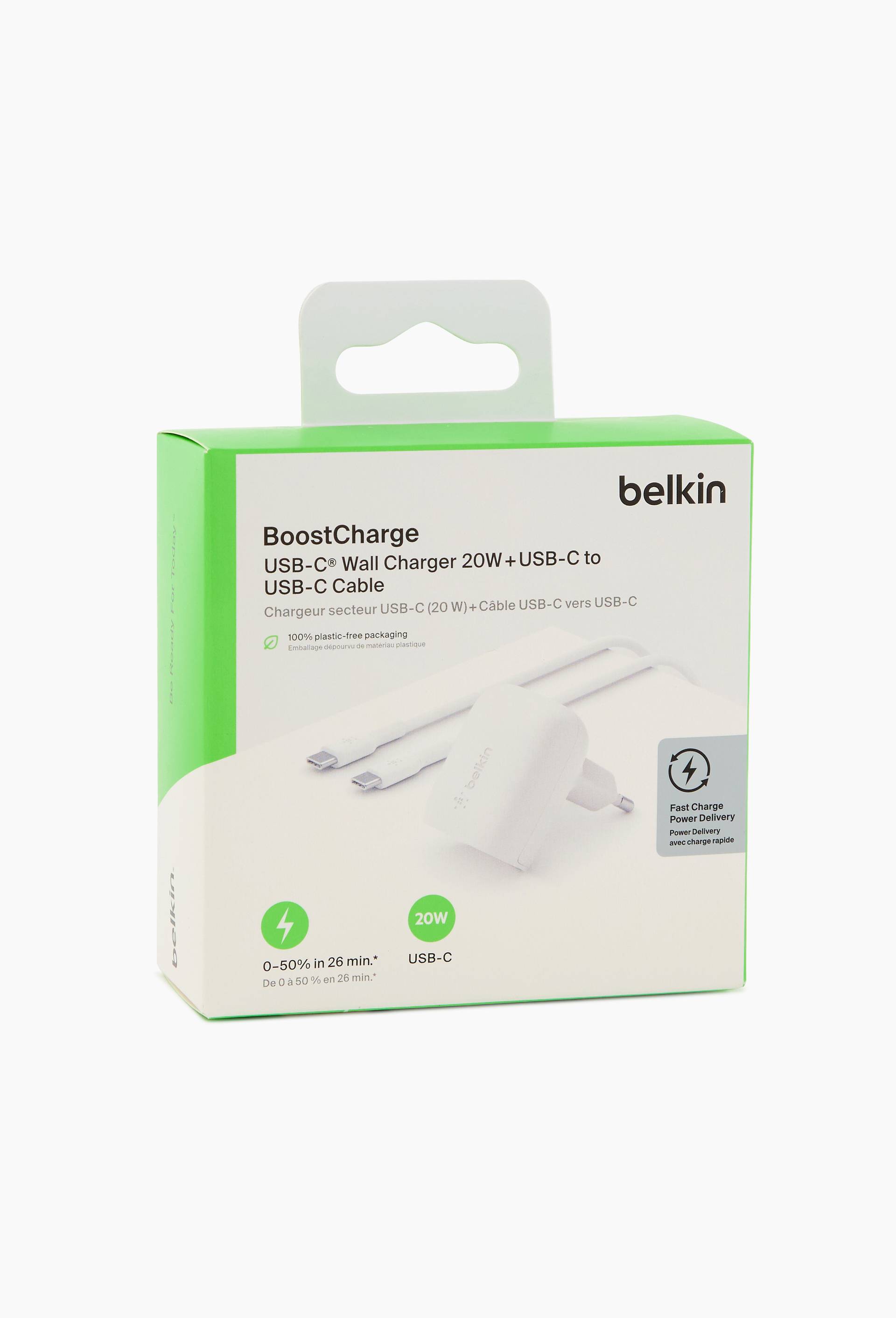 Pack chargeur secteur rapide USB-C + cable USB-C vers USB-C - Num&eacute;ro de mod&egrave;le : A53330120, , large image number 0