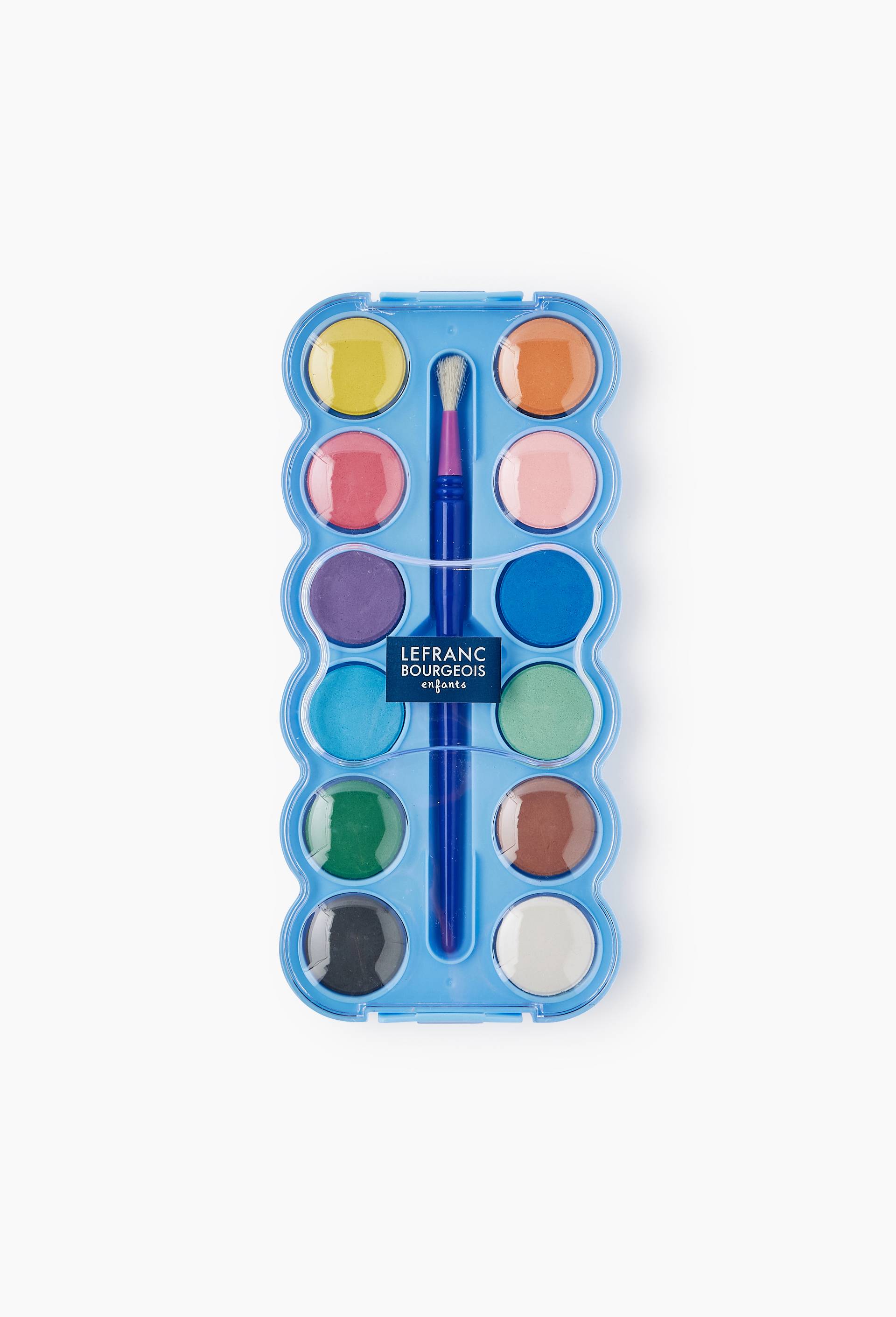 Palette de 12 pastilles de gouache pour enfants, , large image number 0