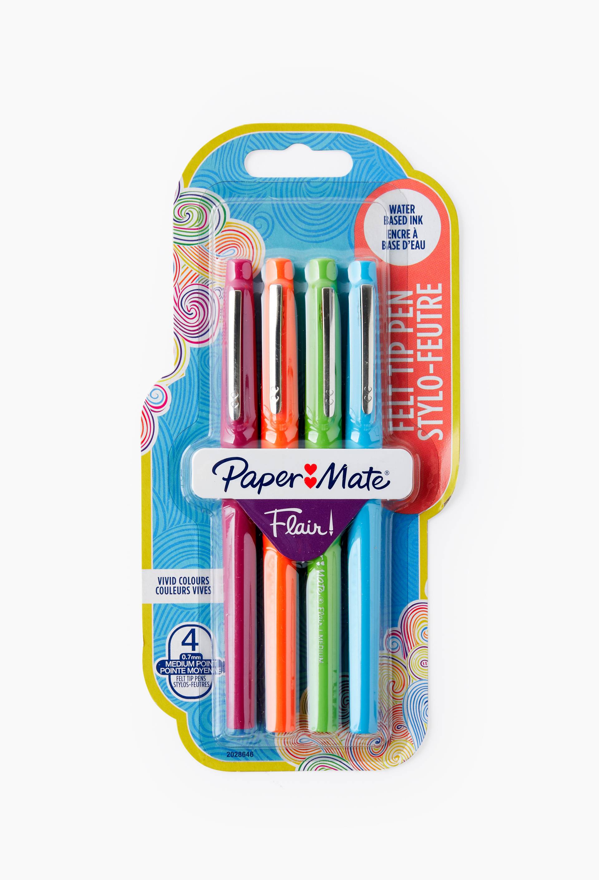 Pack de 4 stylos-feutres Flair fun, , large image number 0