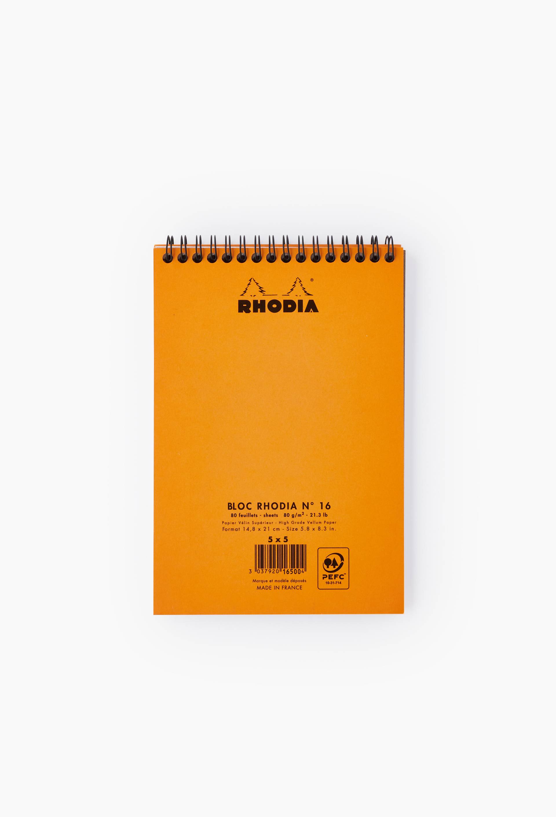 Bloc notes, 14,8x21cm, petits carreaux, 80 feuilles, , large image number 0