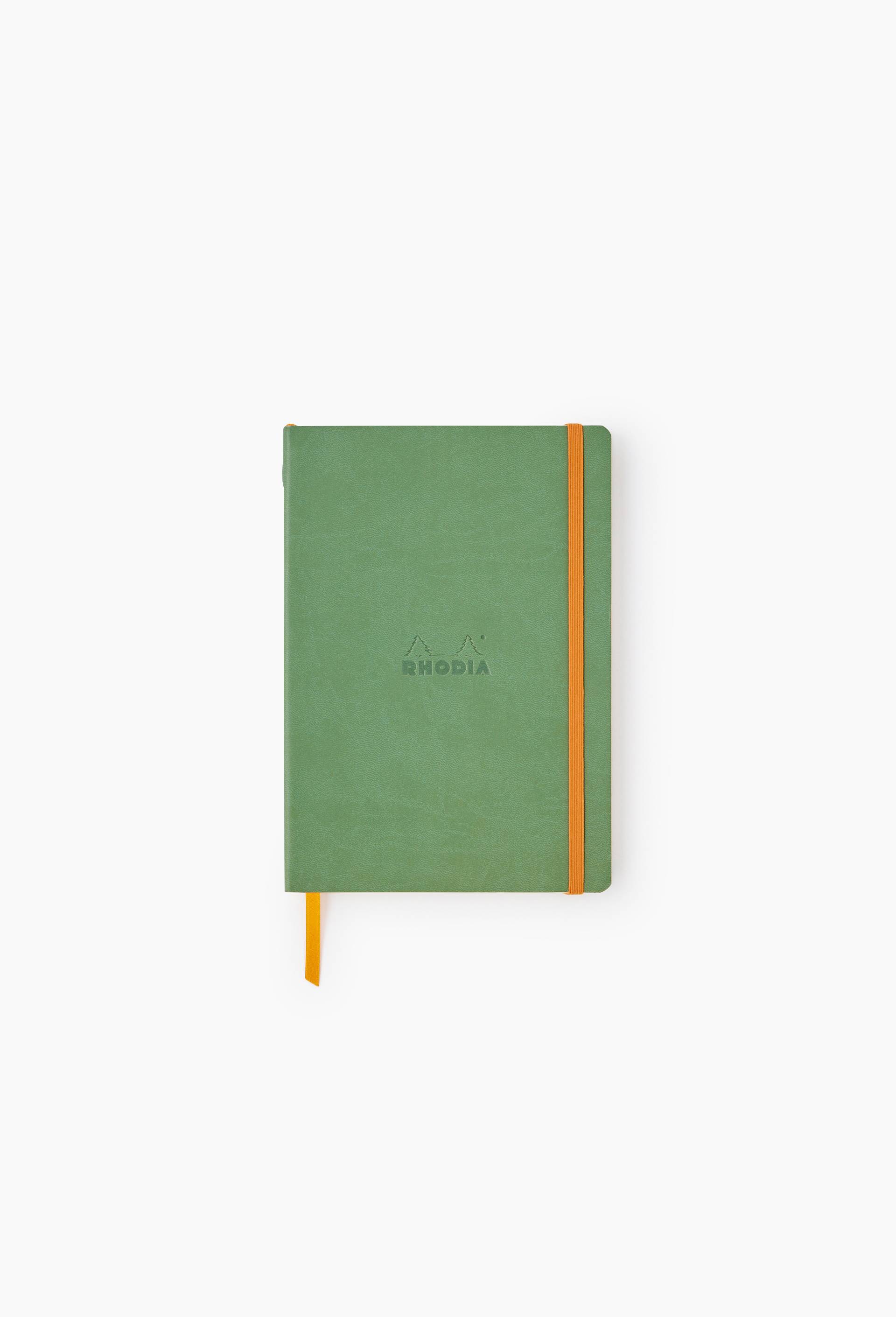 Carnet souple A5 Sauge Rhodiarama 160P, , large image number 0