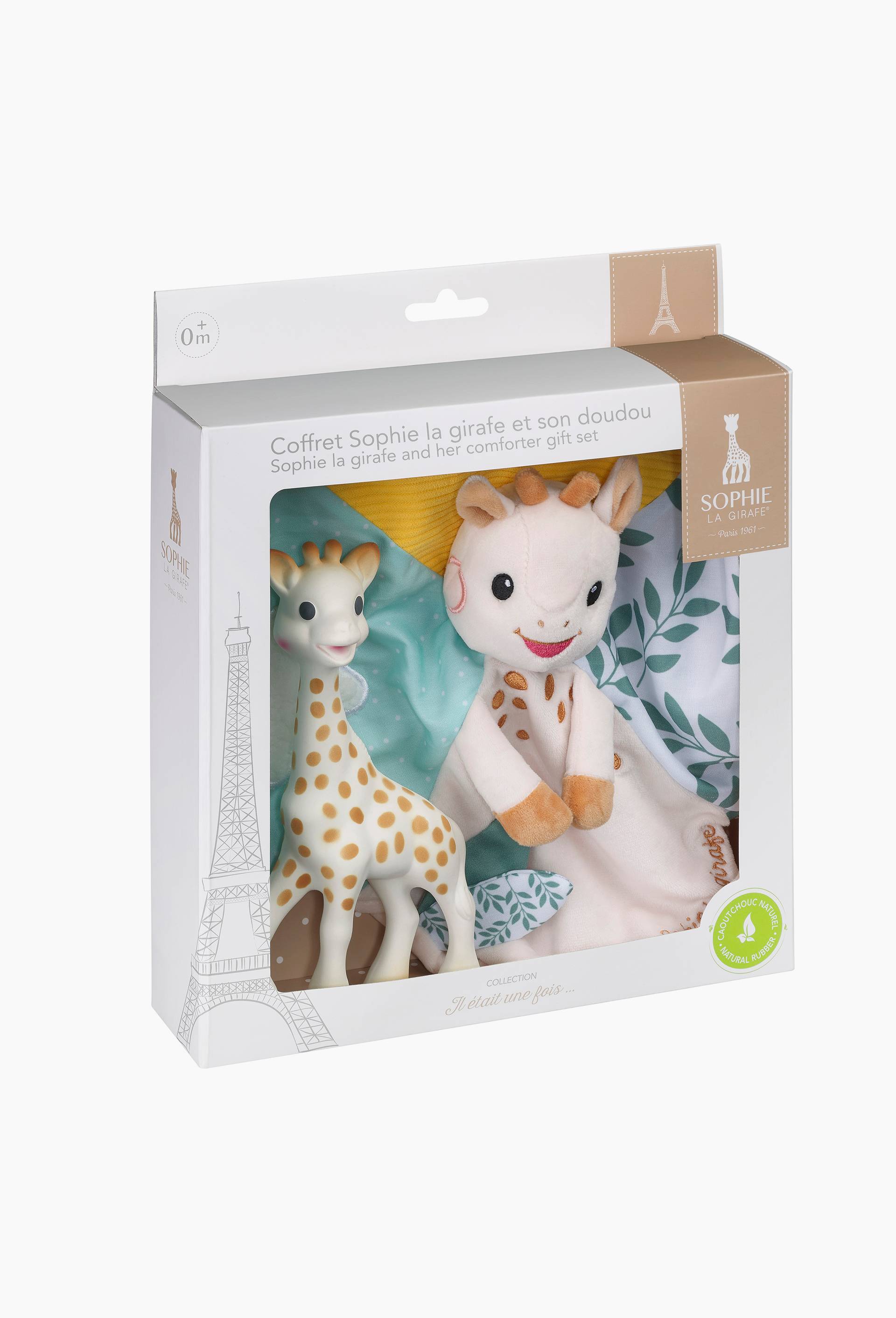 Coffret Sophie la girafe et son doudou, , large image number 0.0