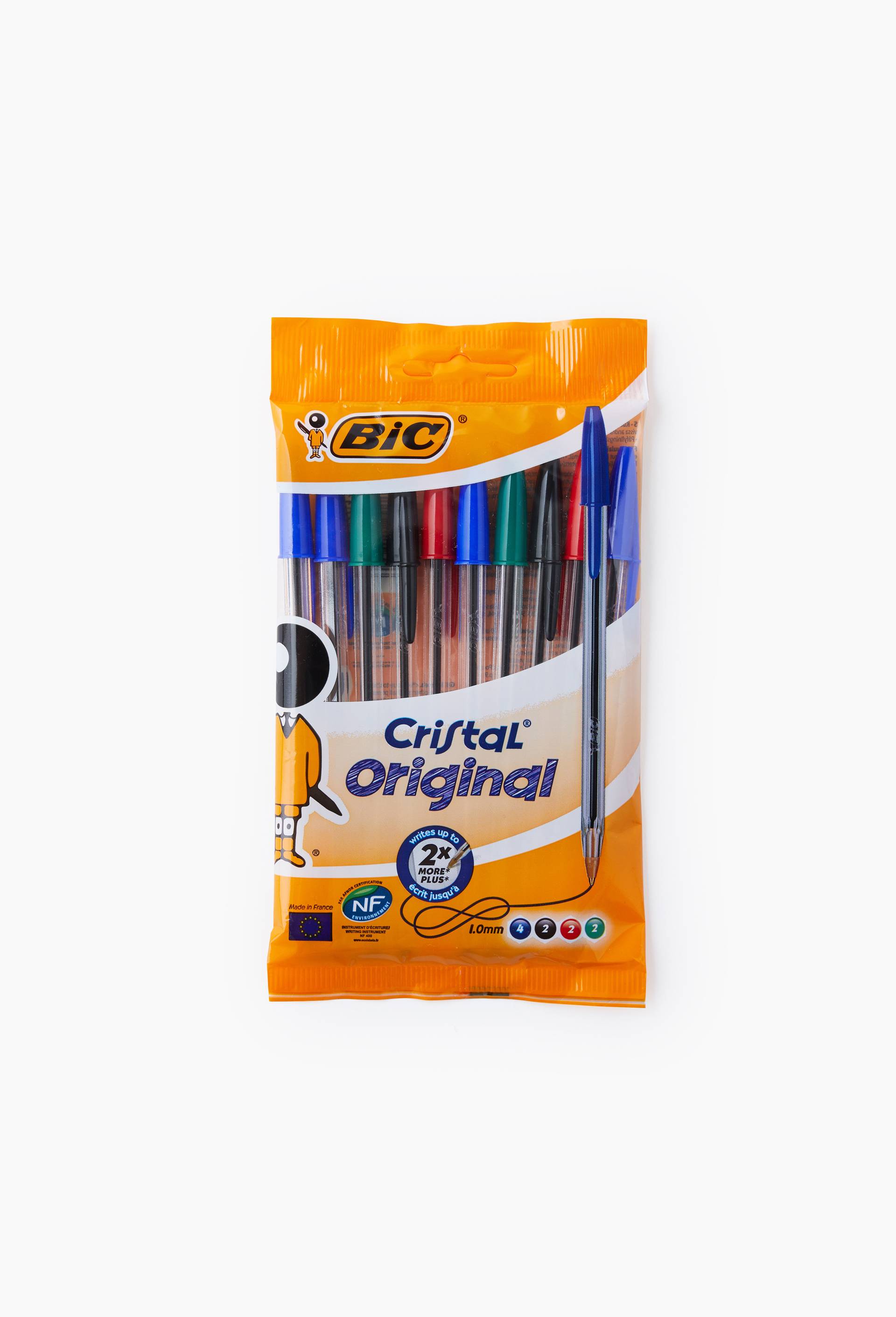 10 stylos-billes Cristal, coloris assortis, , large image number 0