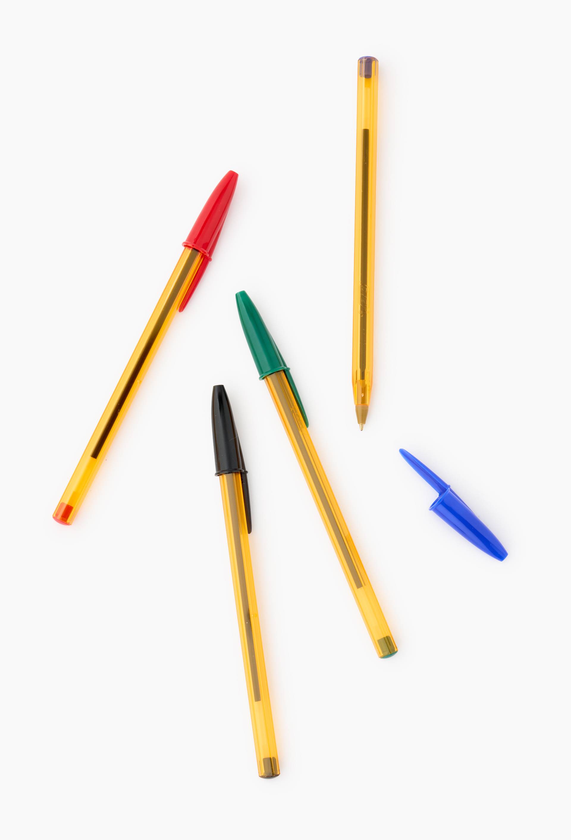 10 stylos-billes Cristal, couleurs assorties bleue, noire, rouge et vert, pointe fine, , large image number 0