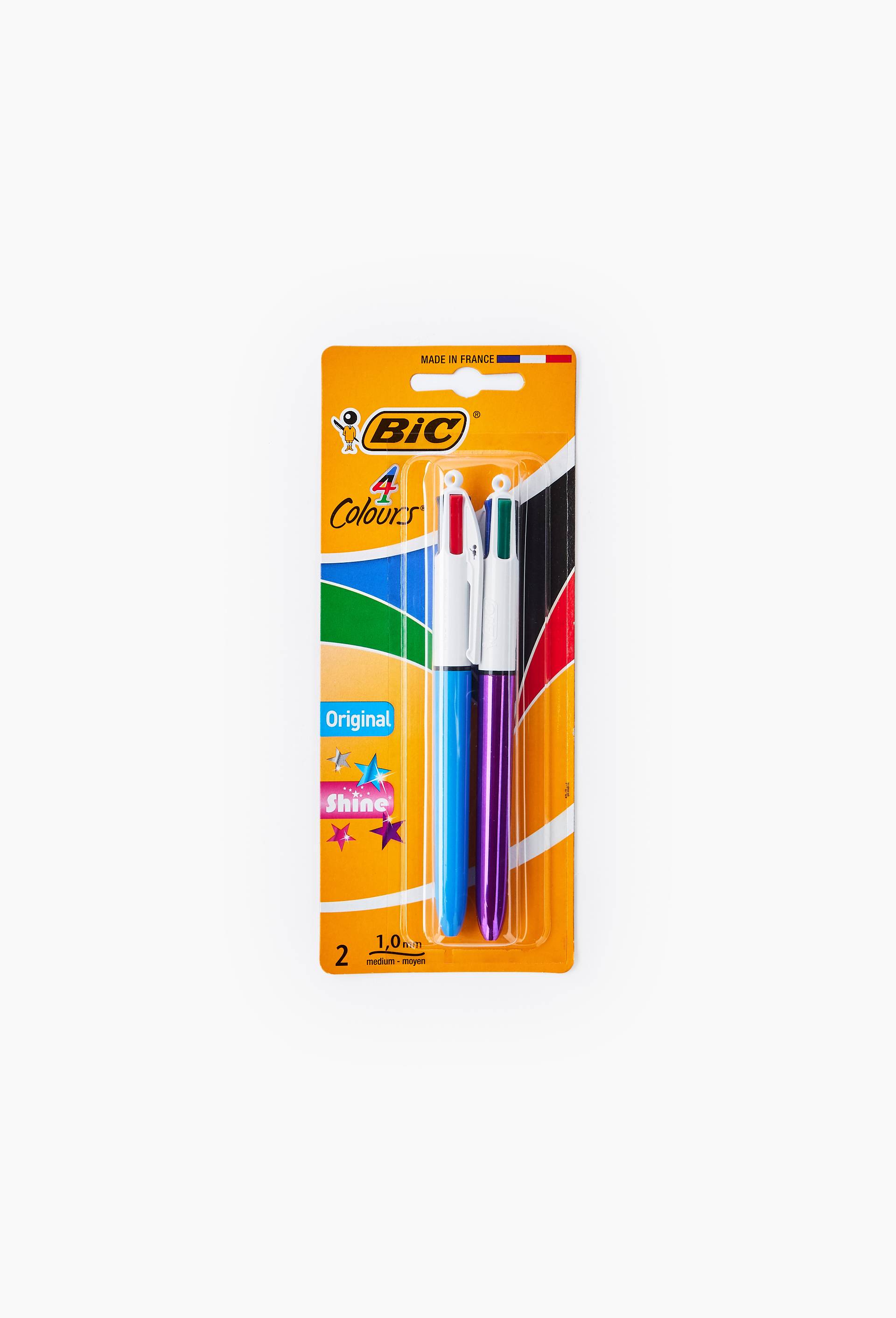 2 stylos-bille 4 Couleurs (1 Shine + 1 Original), , large image number 0