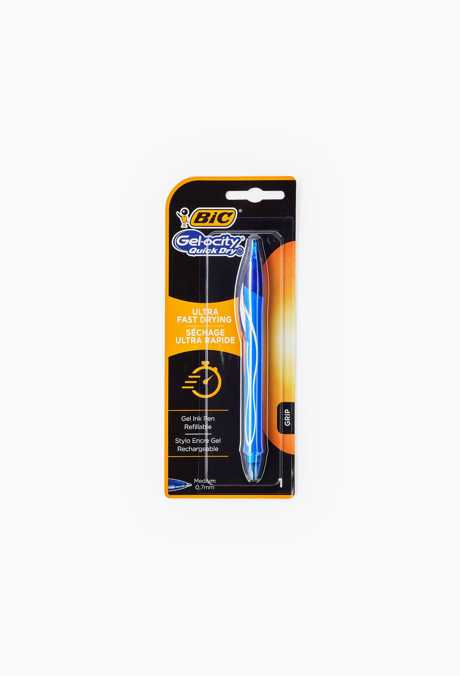 Stylo roller encre gel, bleu - Quick Dry, , large image number 0