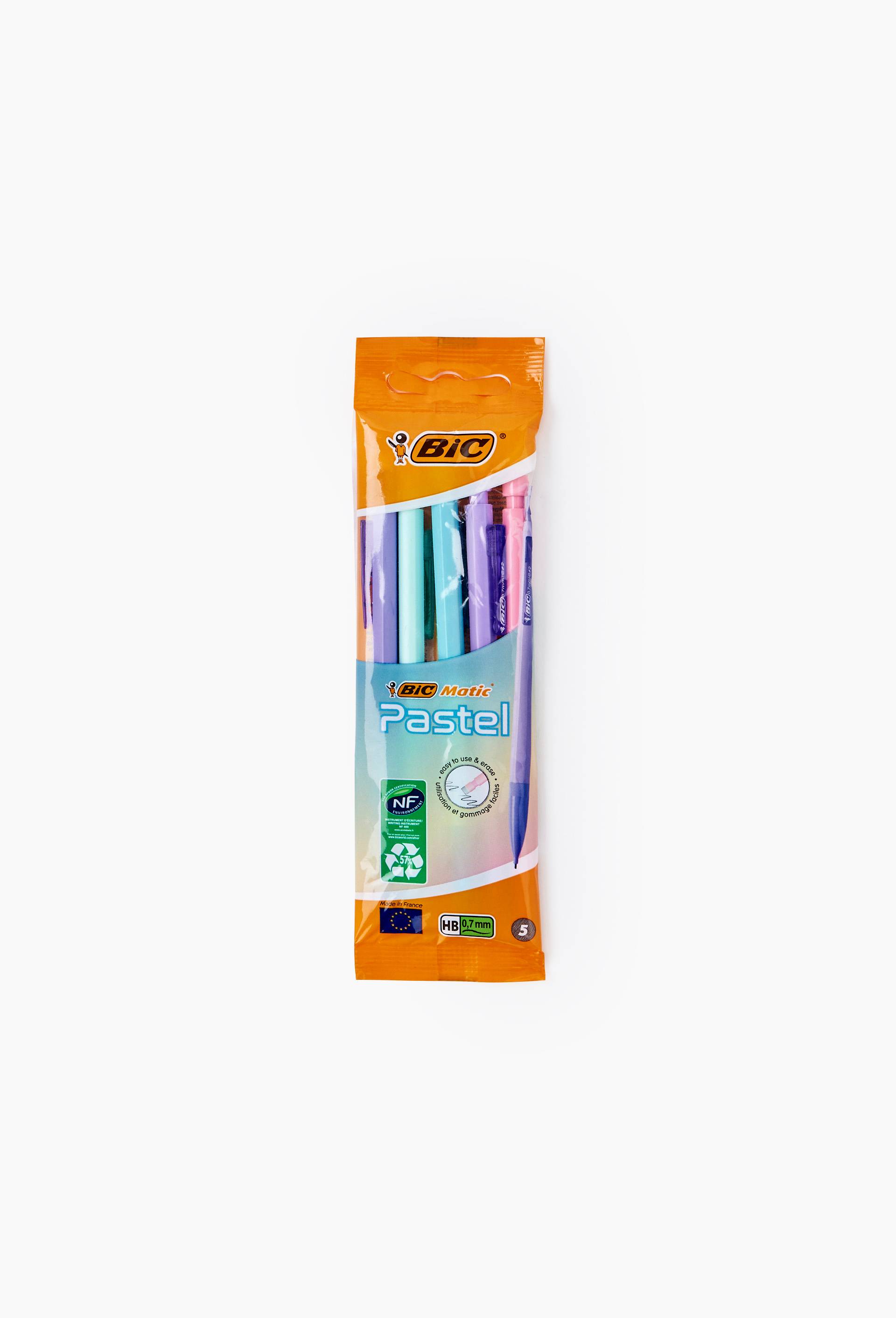 Pochette de 5 porte-mines pastel assortis BIC, , large image number 0.0