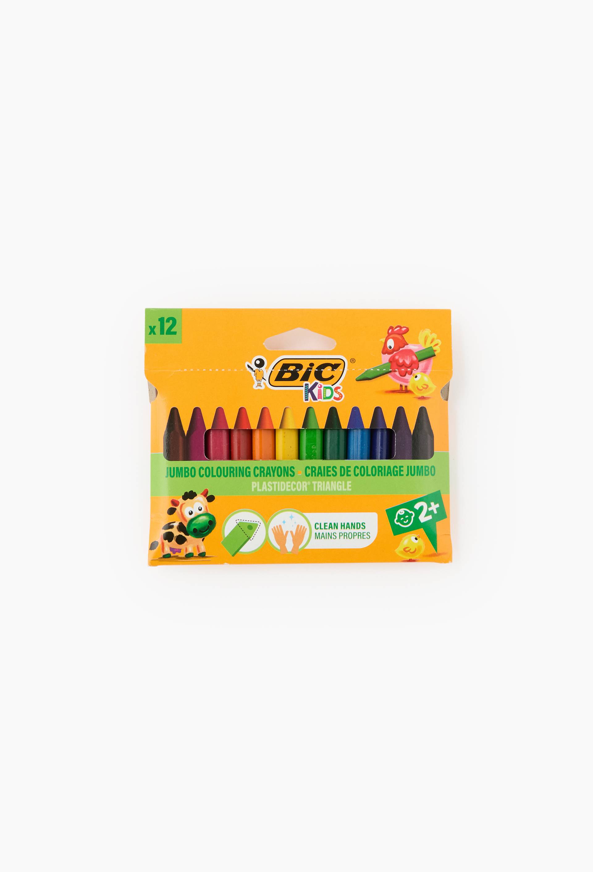 12 crayons plastidecor triangle, , large image number 0