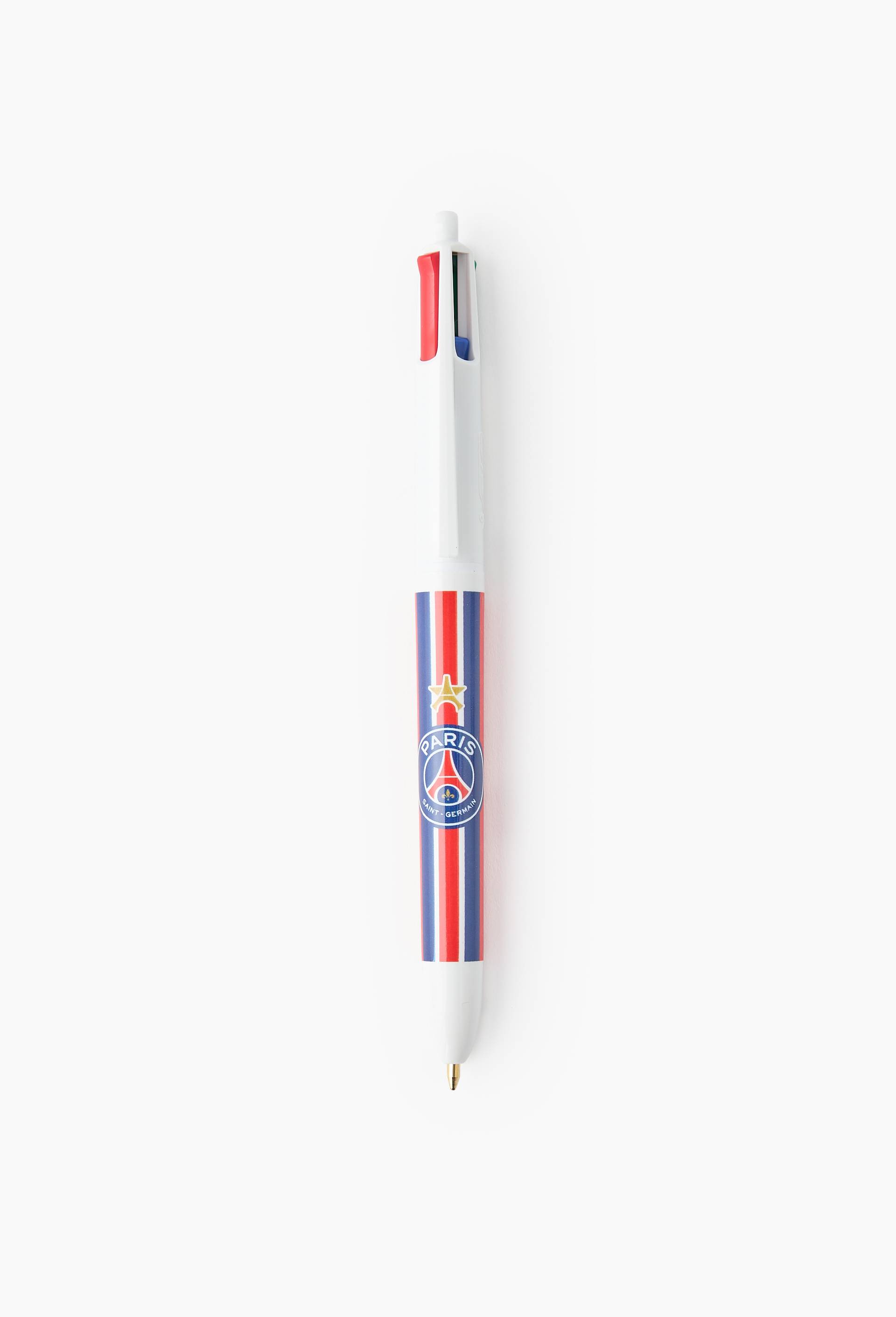 Stylo bille 4 couleurs &eacute;dition PSG, , large image number 0