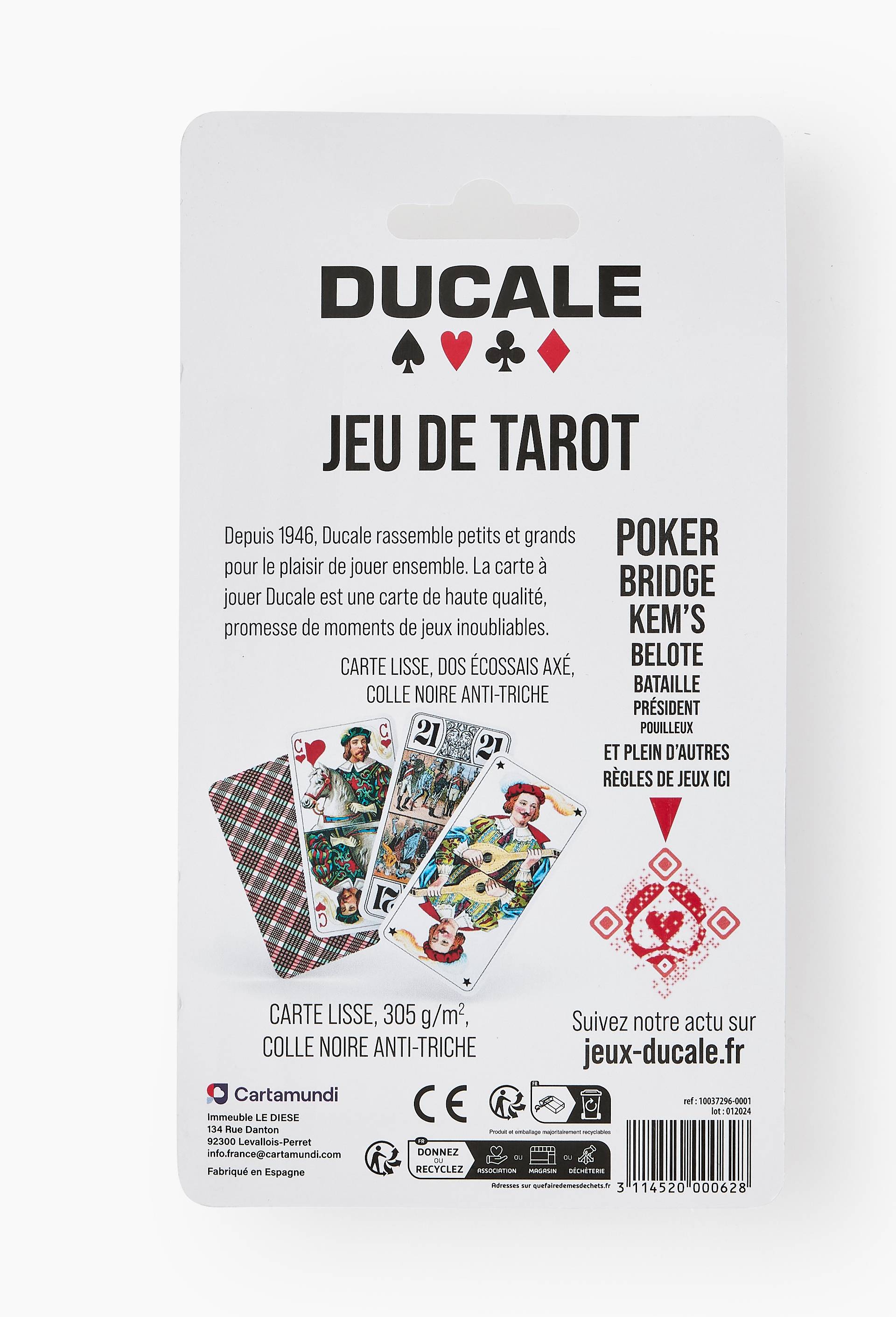 Ducale origine tarot blister, , large image number 1.0