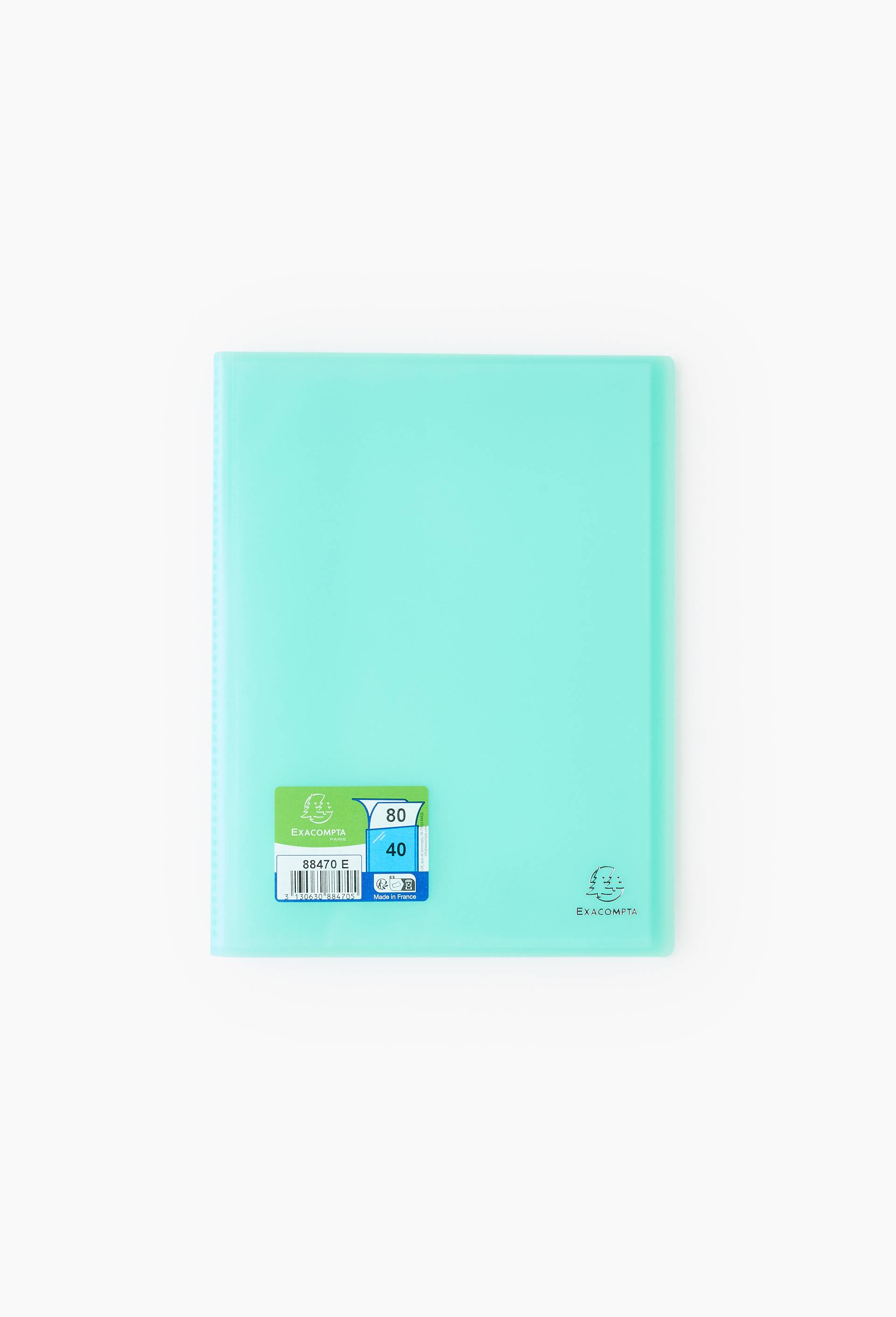 Porte vues - 80 vues - A4 - disponible dans diff&eacute;rentes couleurs pastels, , large image number 0