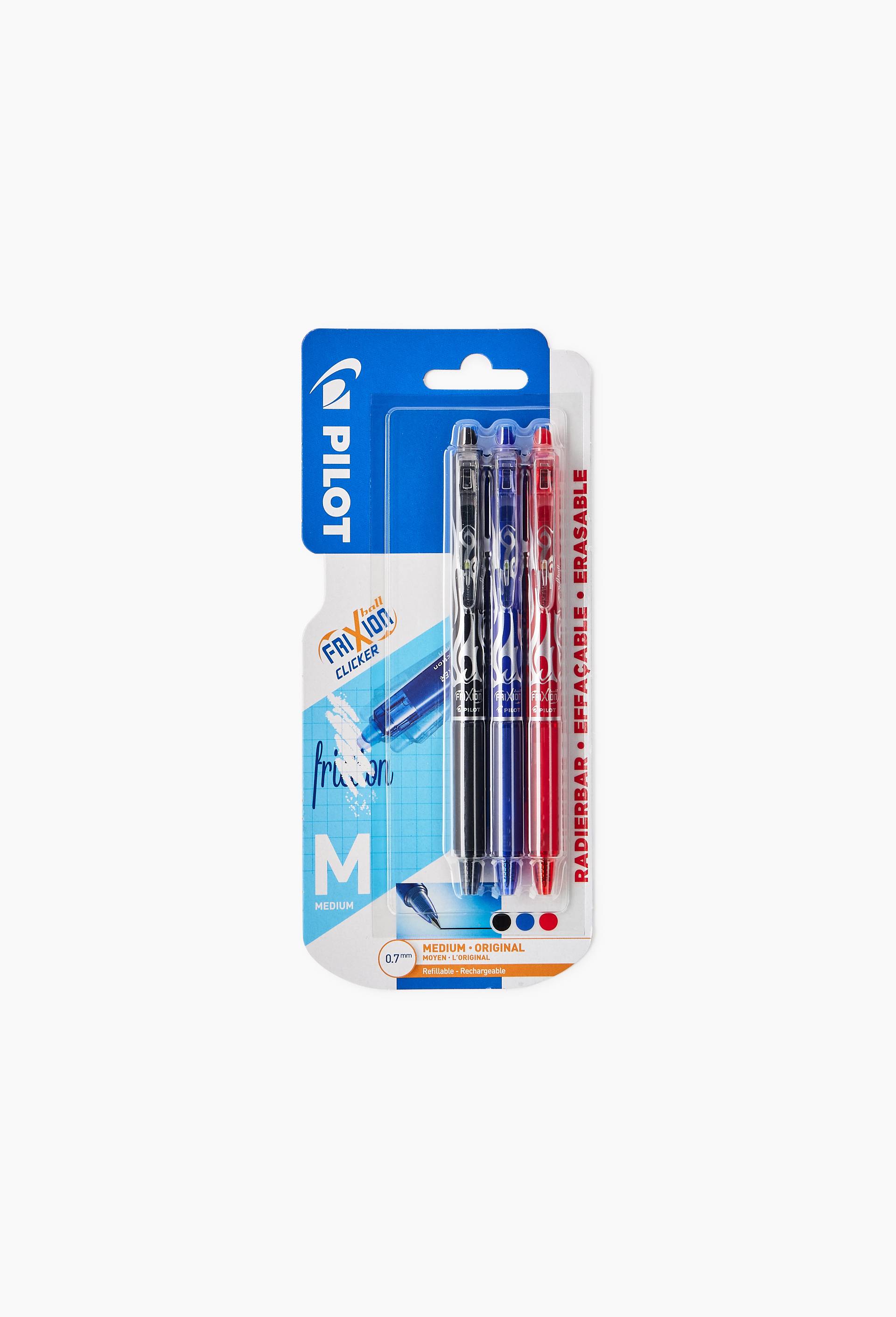 Pilot - Lot de 3 stylos Frixion clicker, coloris assortis