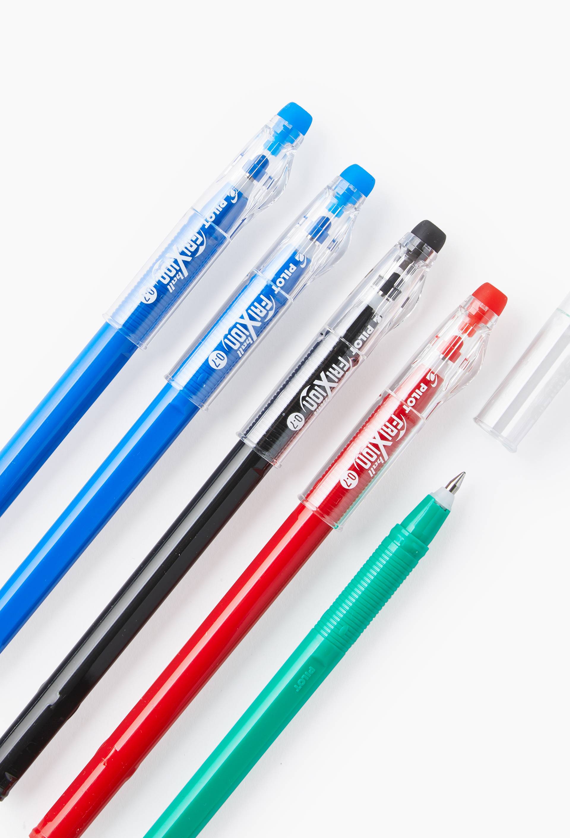Lot de 5 stylos effa&ccedil;ables avec gomme 0.7mm, , large image number 1