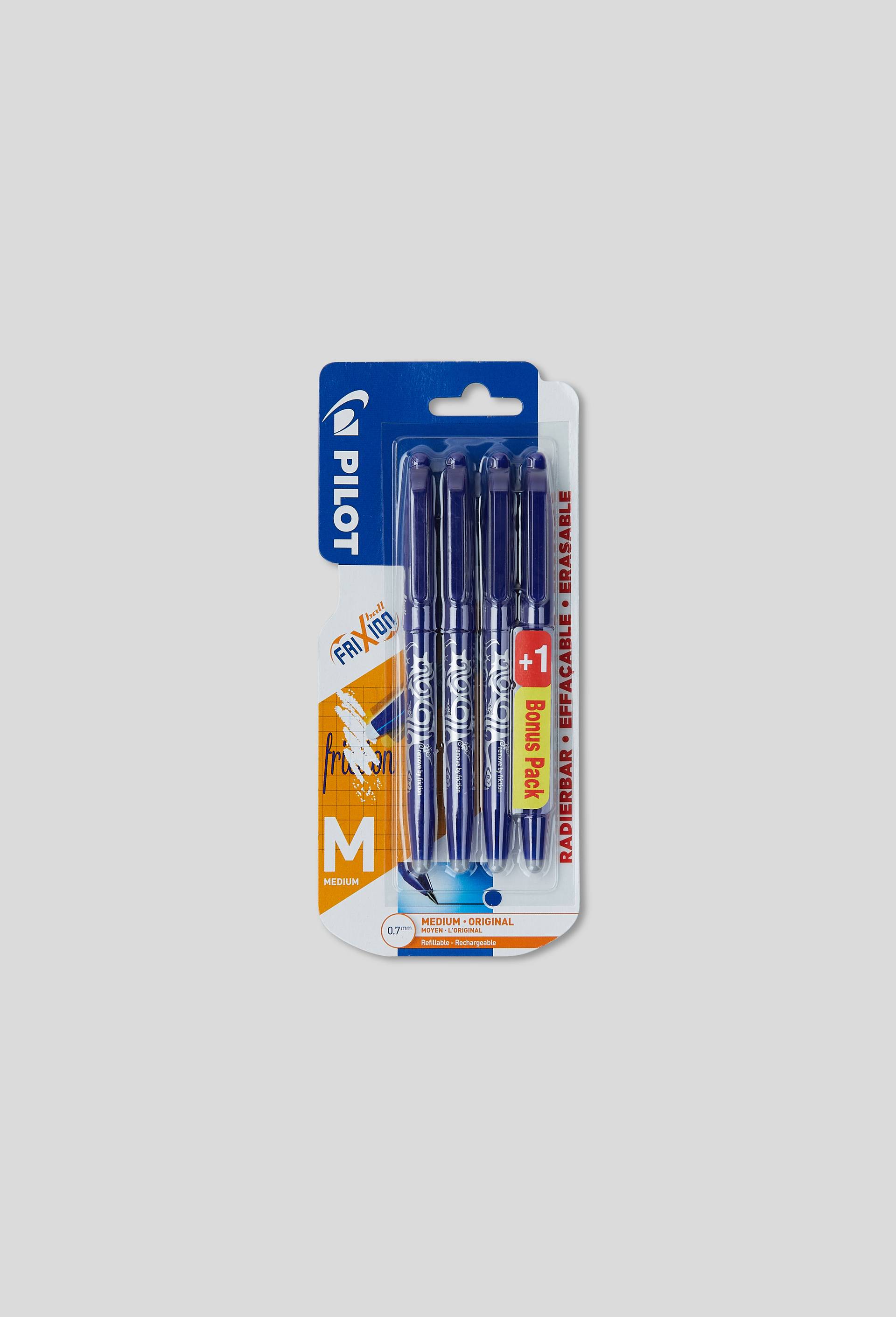4 stylos Frixion ball bleus, , large image number 0