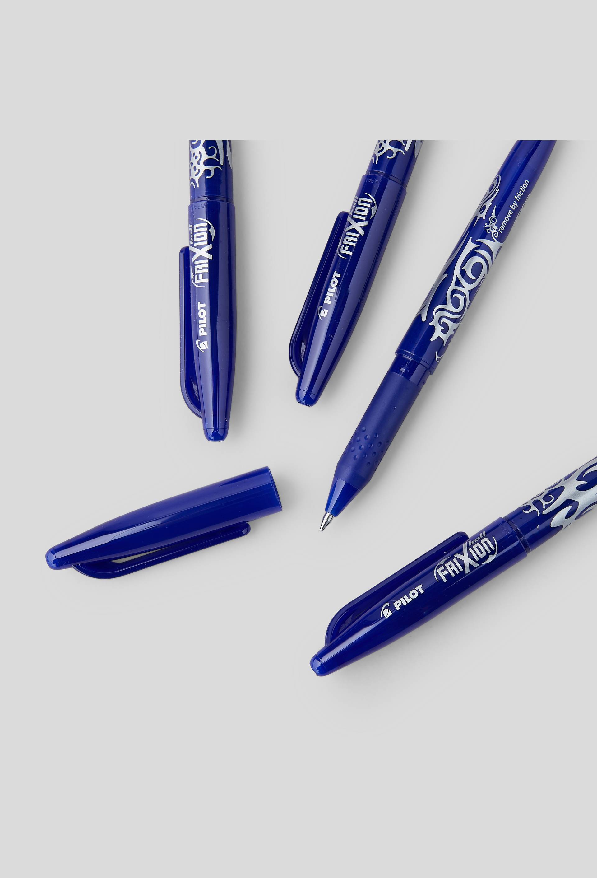 4 stylos Frixion ball bleus, , large image number 1