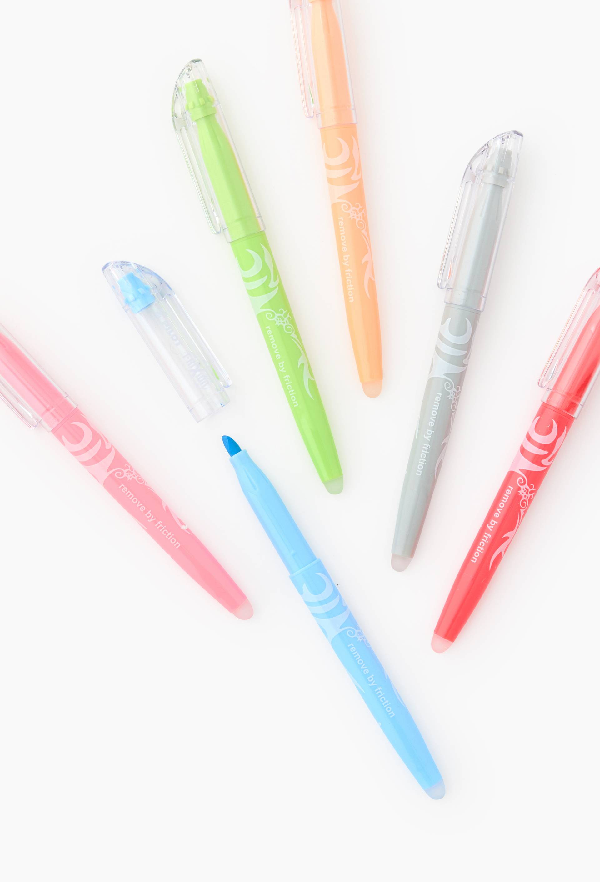 Frixion light natural x 4 + 2 bonus pack (rouge, corail, orange, vert + bleu clair, gris), , large image number 0