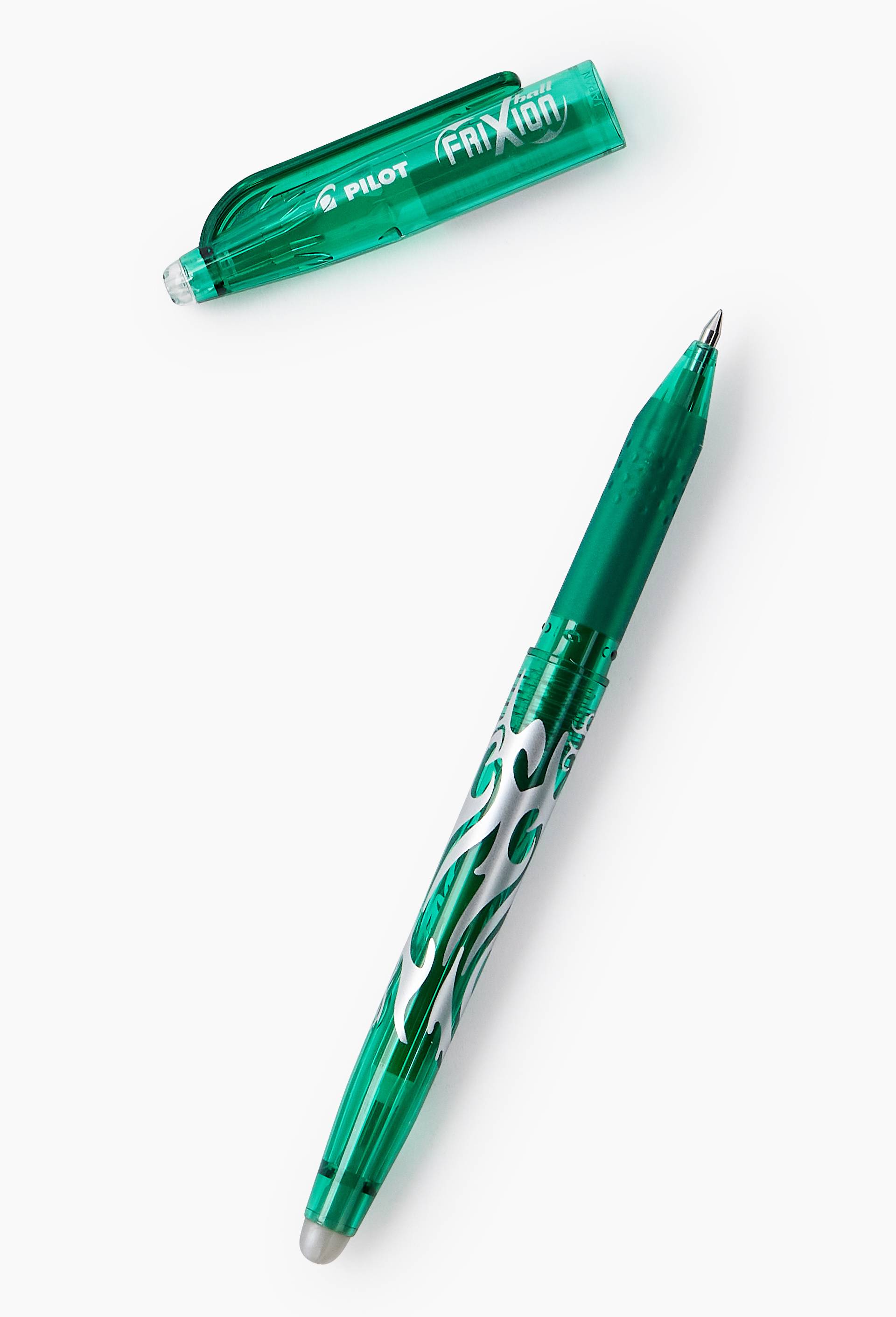 Stylo roller FriXion Ball, encre verte, pointe moyenne r&eacute;tractable, , large image number 1