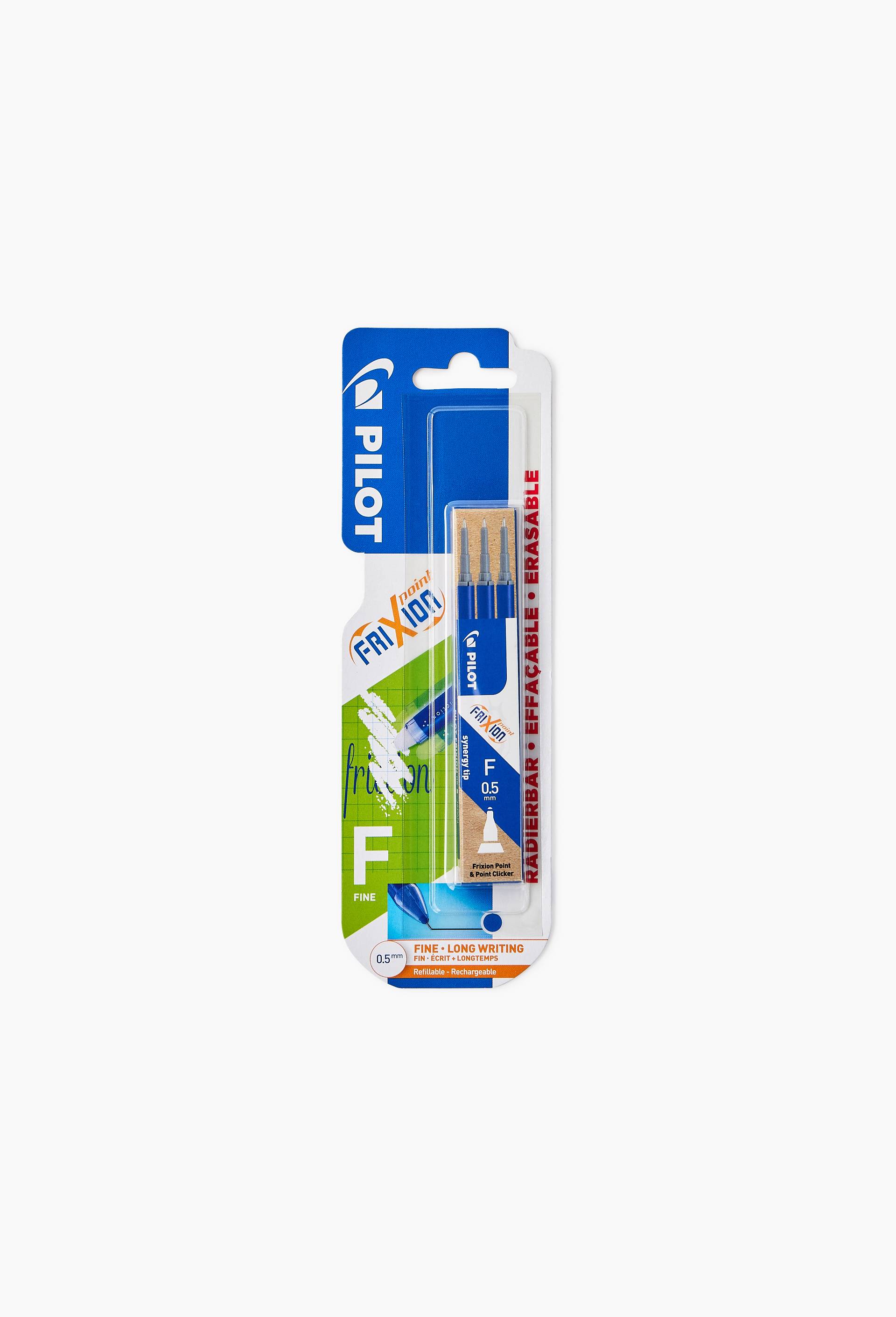 Pilot - 3 recharges FriXion Ball, encre bleue, pointe fine