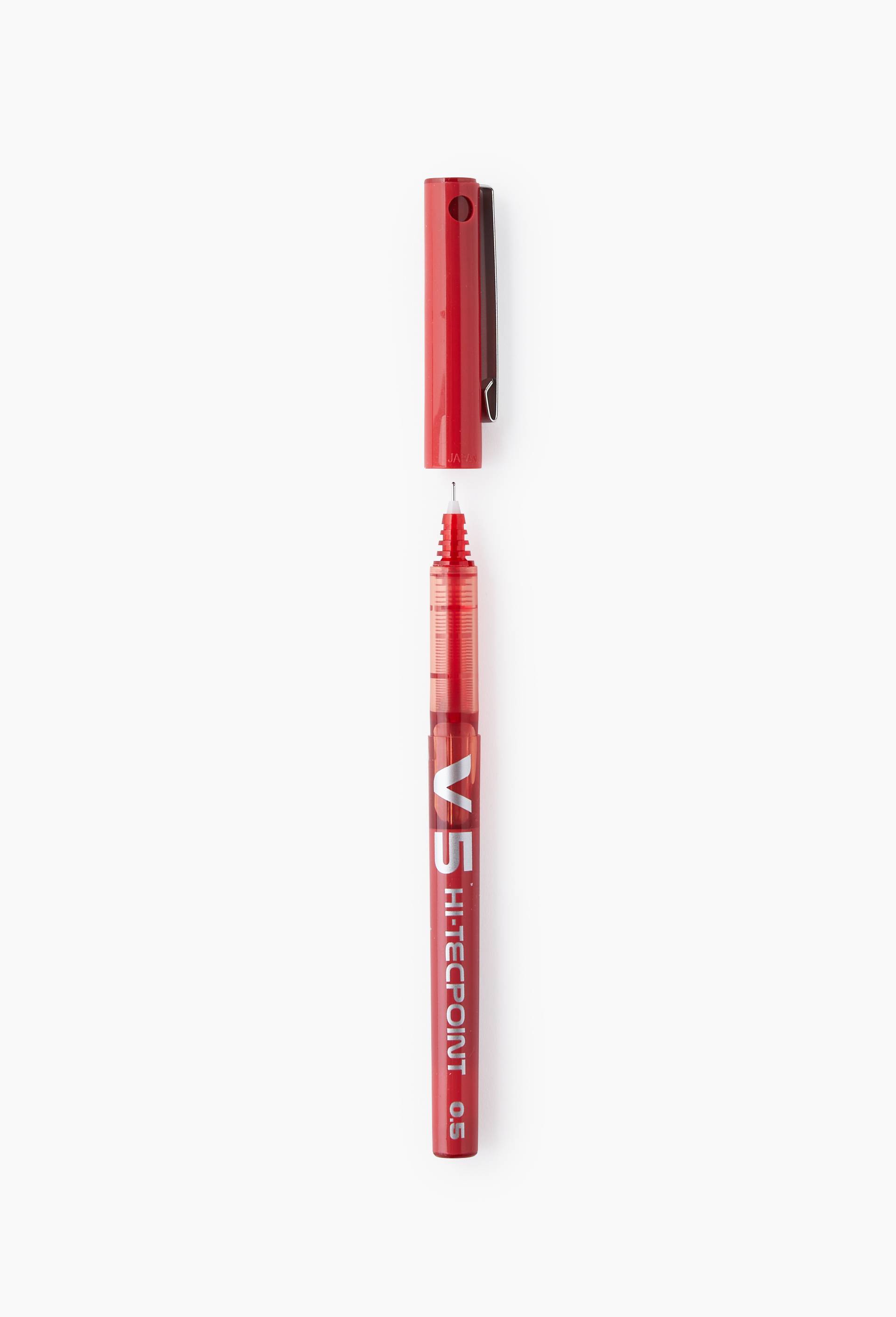 Roller V5 Hi-Tecpoint, encre rouge, pointe fine, , large image number 1.0