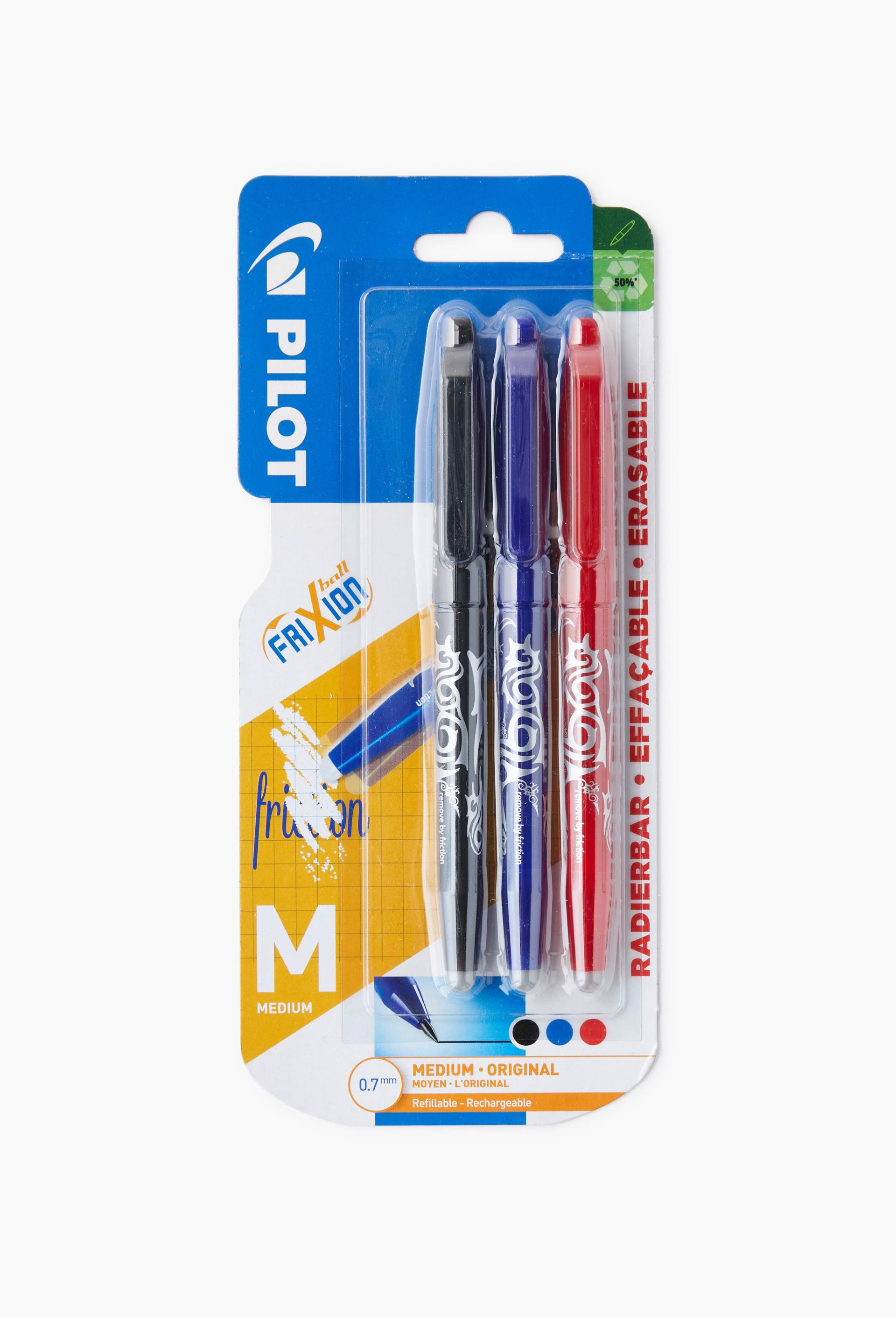 Lot de 3 stylos Frixion, coloris assortis, , large image number 0