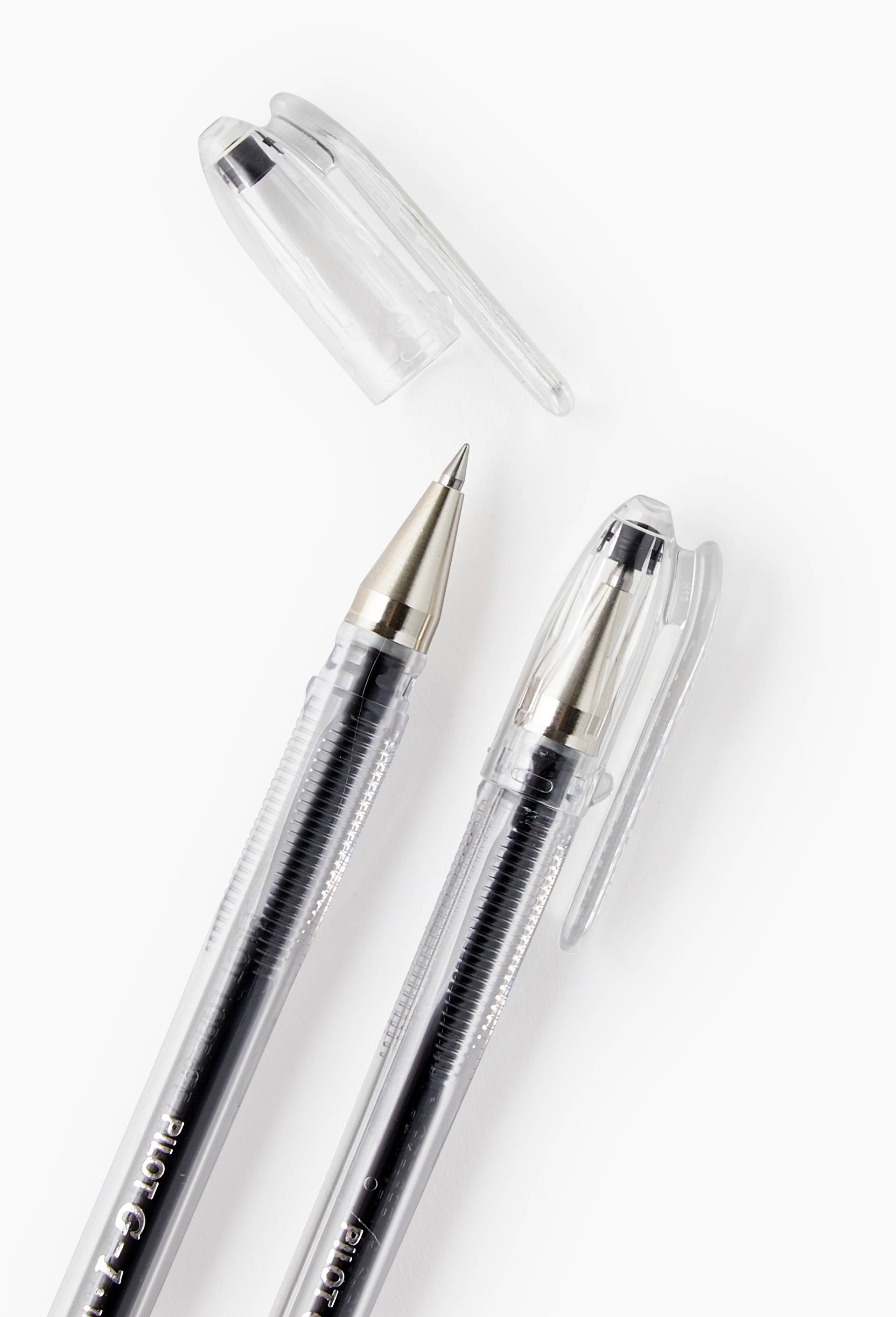 Pilot - 2 stylos-bille G-1, encre gel noire, pointe fine, , large image number 1