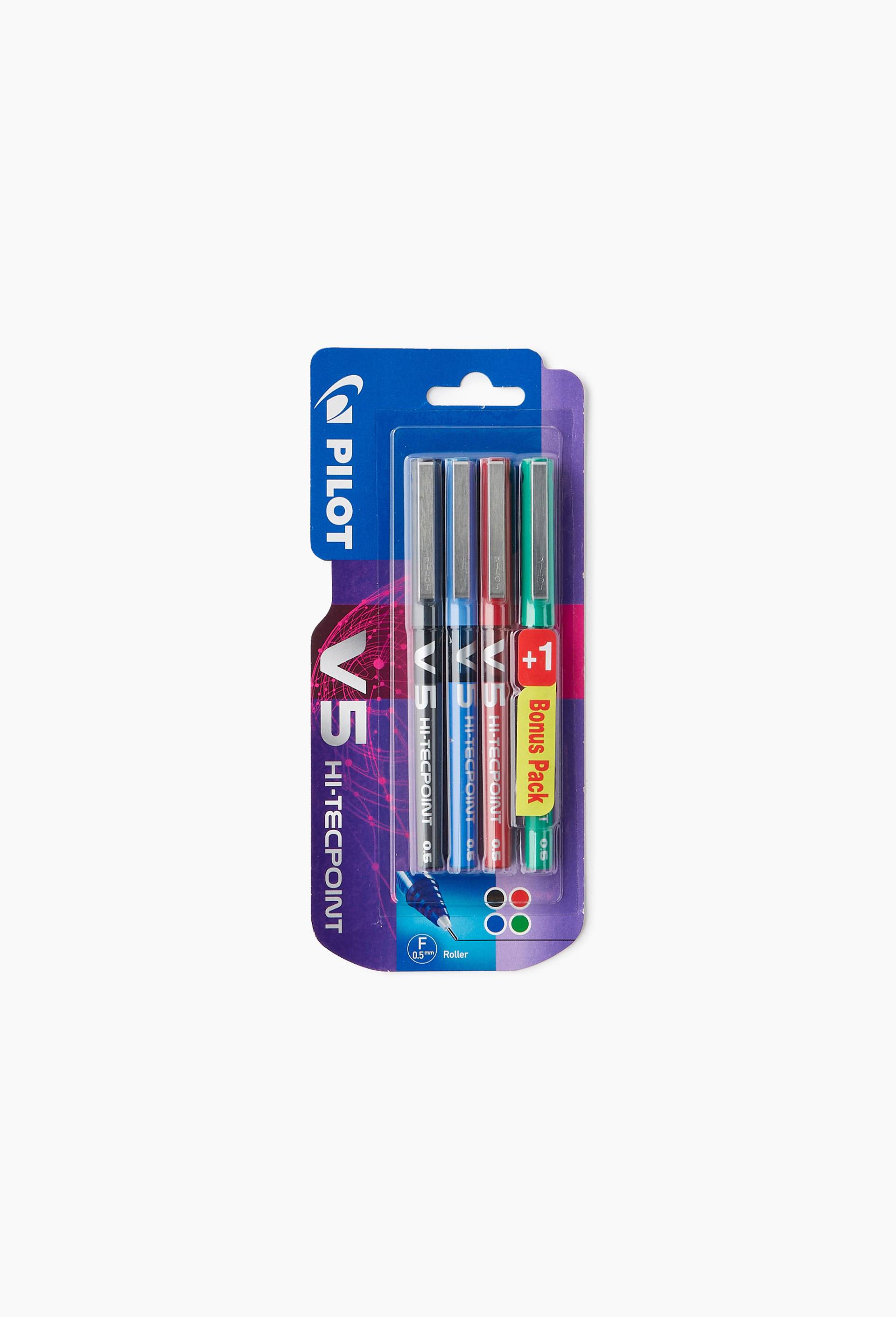 Rollers V5 Fin X 3 + 1 Bonus Pack (Noir Bleu Rouge + Vert), , large image number 0