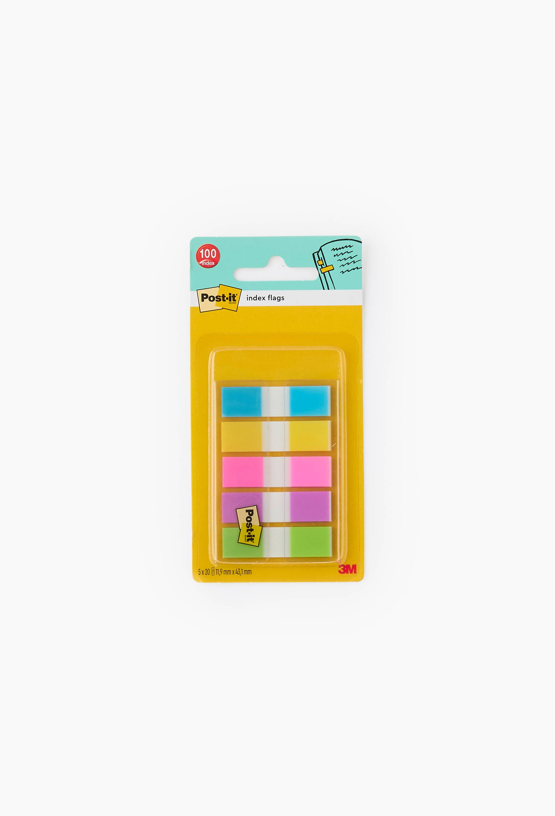 100 mini index, Post It, 5 couleurs, , large image number 0