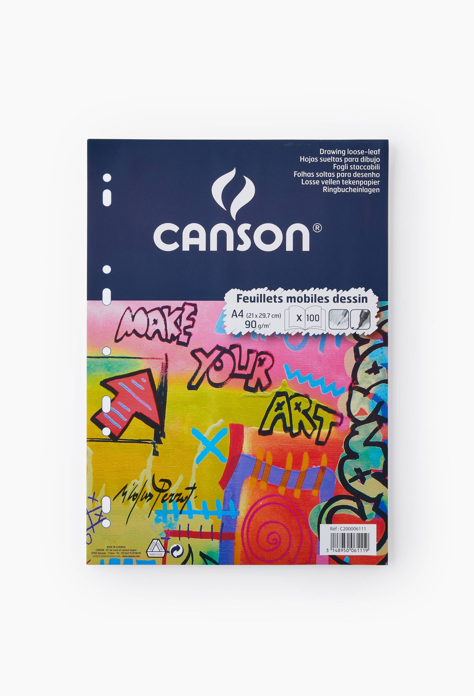 Canson - 50 feuilles &agrave; dessin - A4 - 90G, , large image number 0
