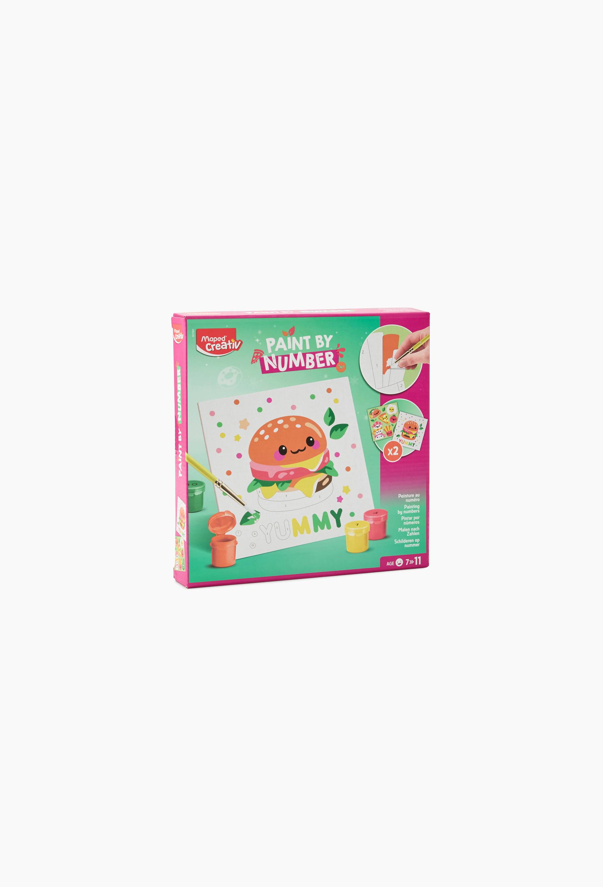 Peinture au num&eacute;ro - th&egrave;me burger et multifood, , large image number 1