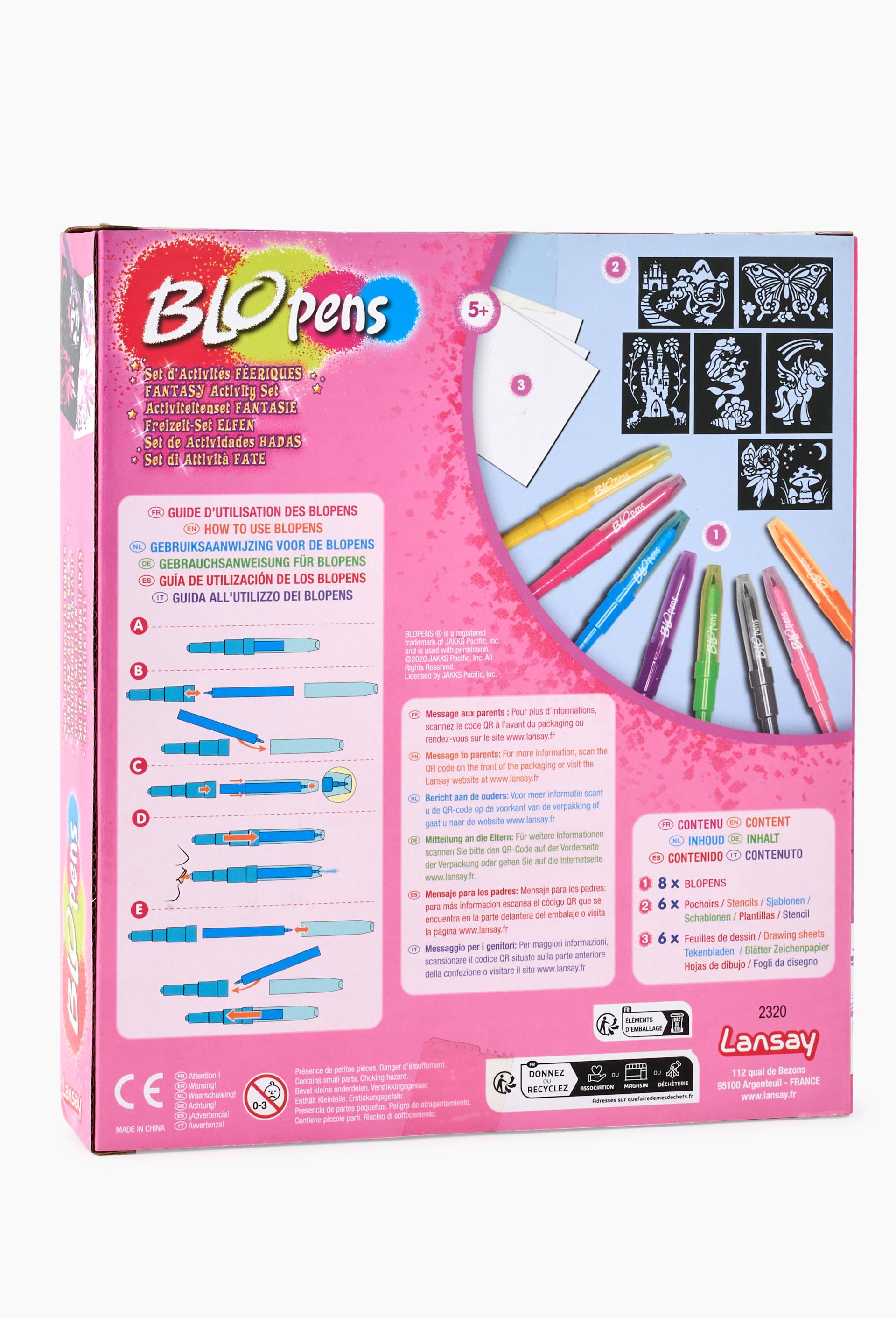 Set d'activit&eacute;s Kawaii Blopens, , large image number 2