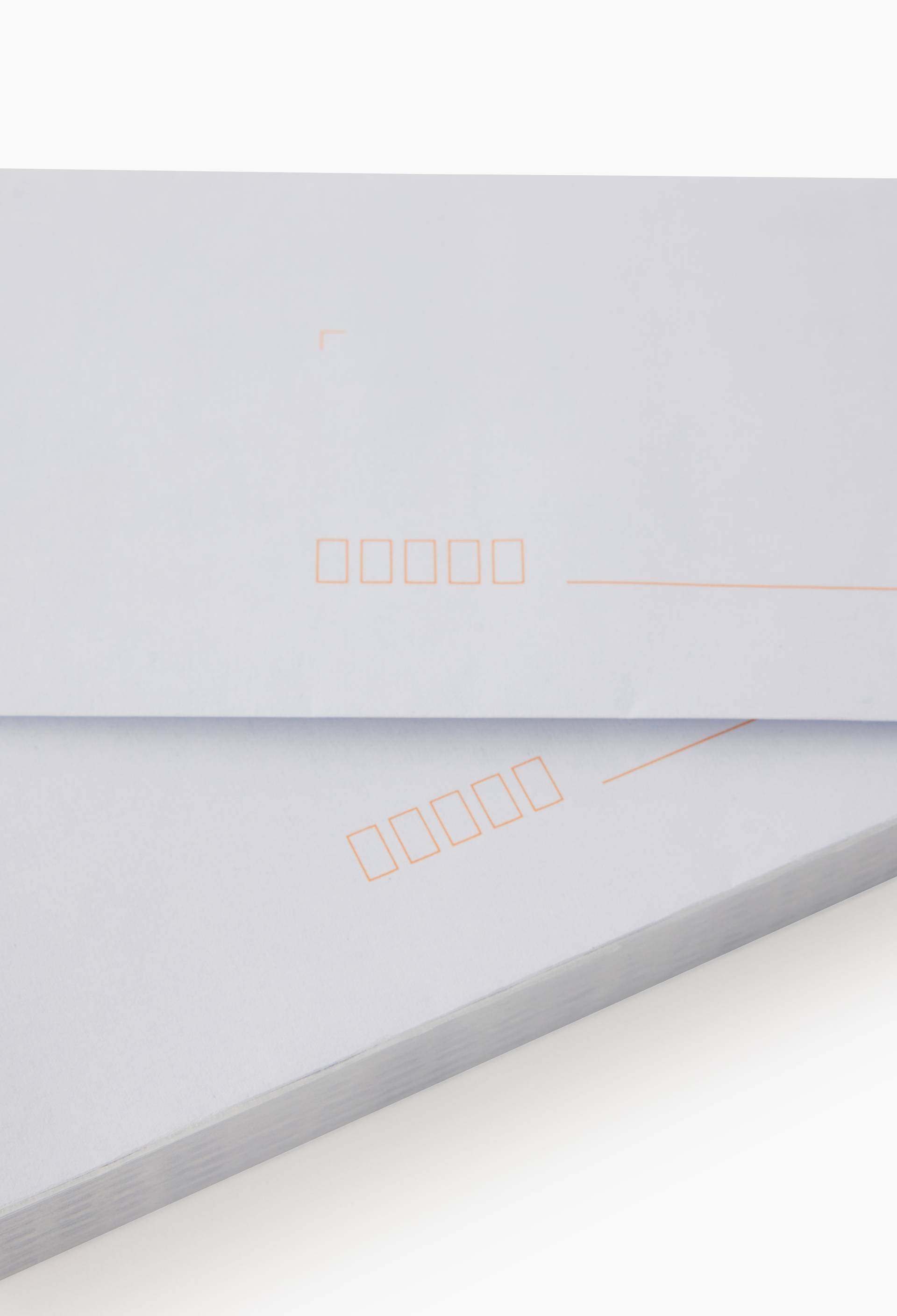 50 Enveloppes pr&eacute;cas&eacute;es DL 110 x 220 mm - blanc - bande auto-adh&eacute;sive, , large image number 2.0