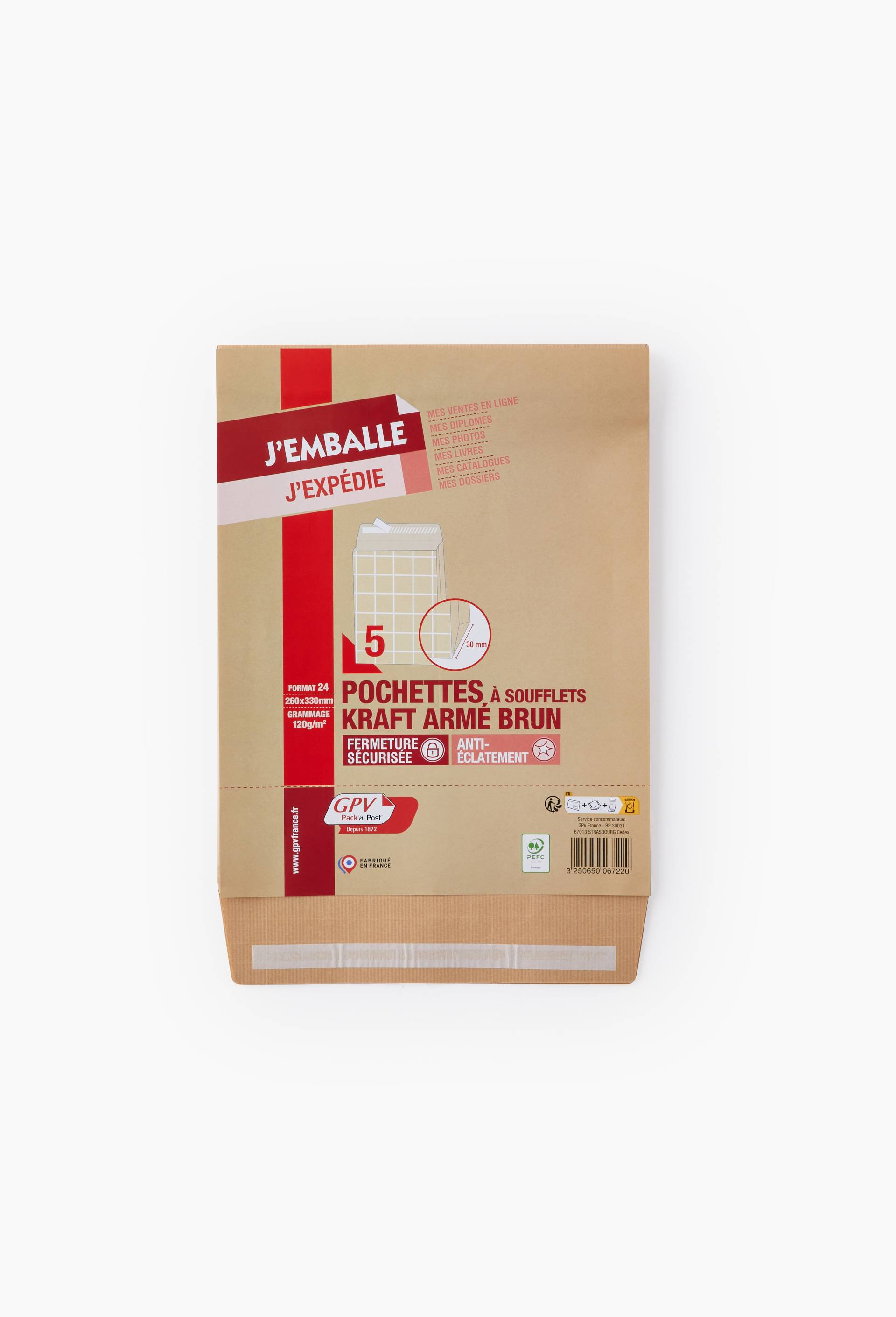 POCHETTE PV KRAFT, , large image number 0
