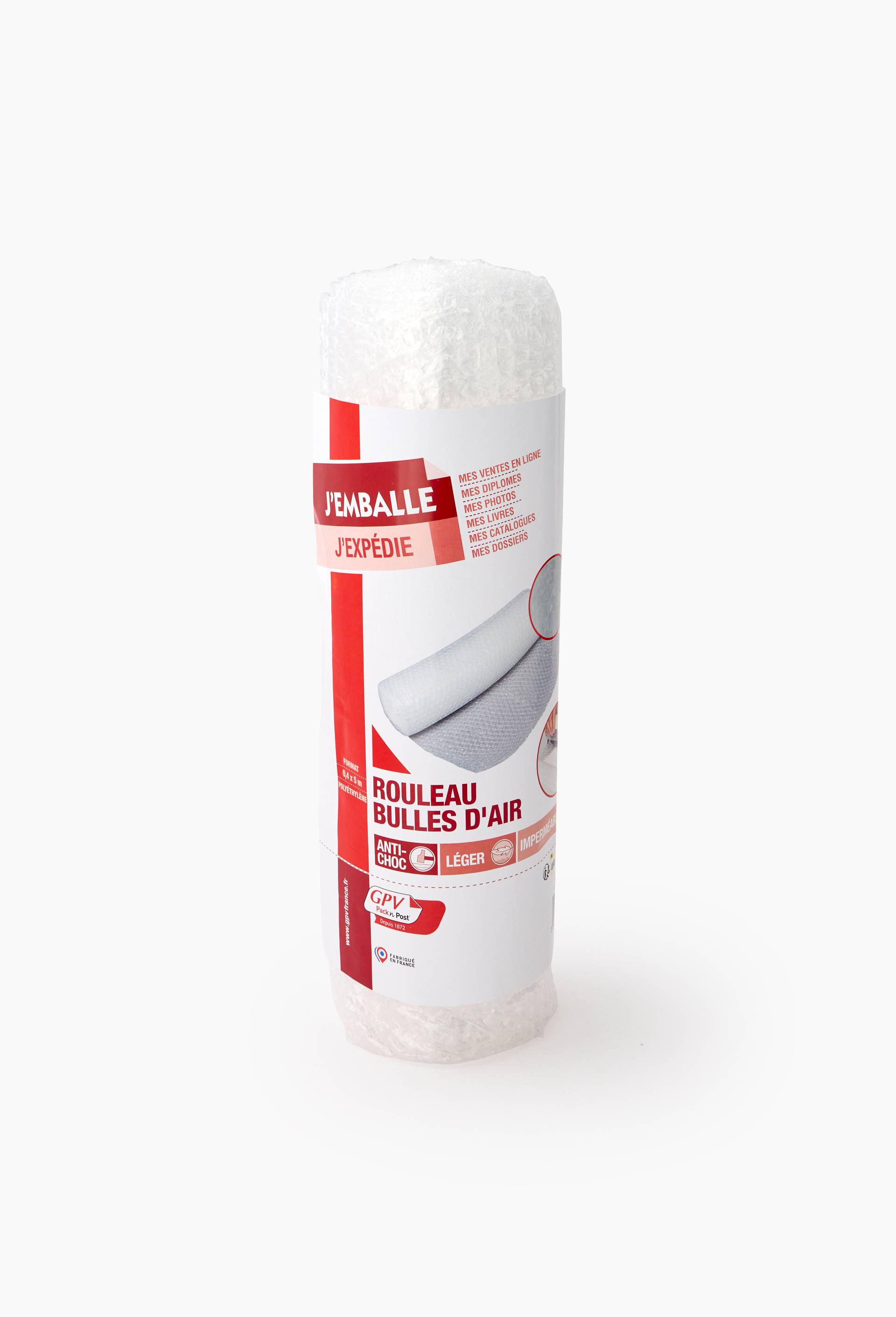 Rouleau papier bulles, 40cm x 5 m&Atilde;&uml;tres, , large image number 0