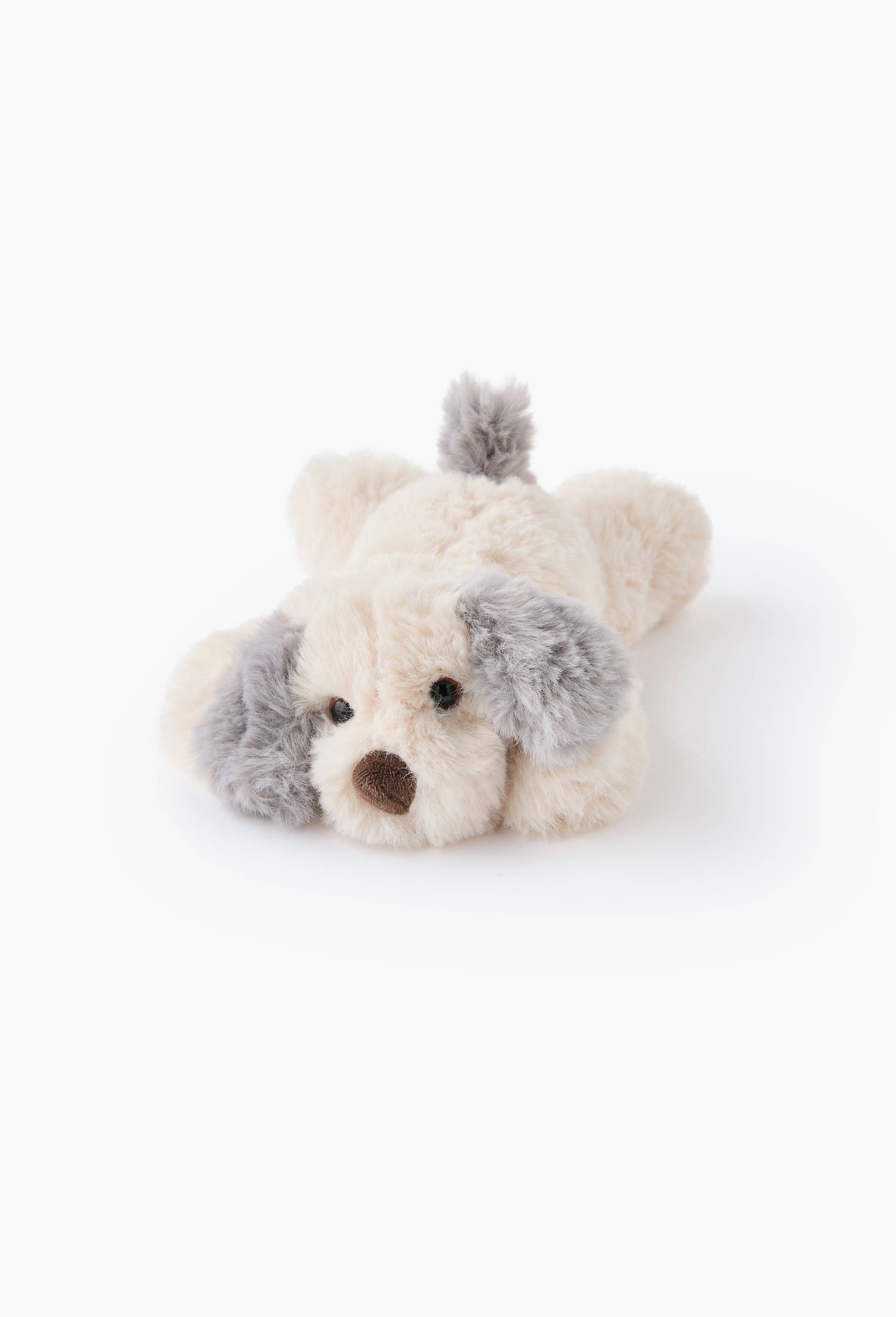 Peluche chien allongé douceur 20cm, , large image number 0