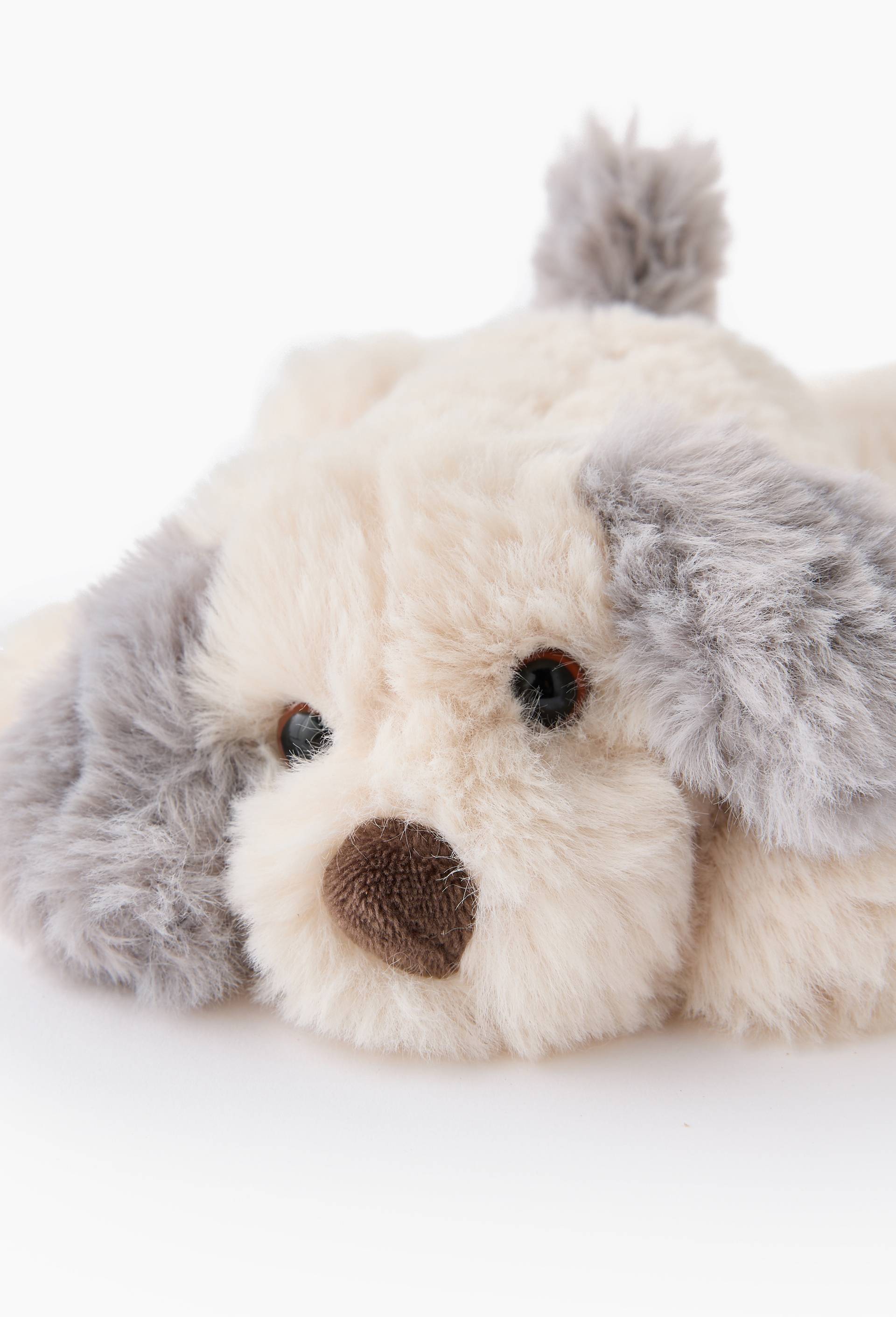 Peluche chien allongé douceur 20cm, , large image number 1