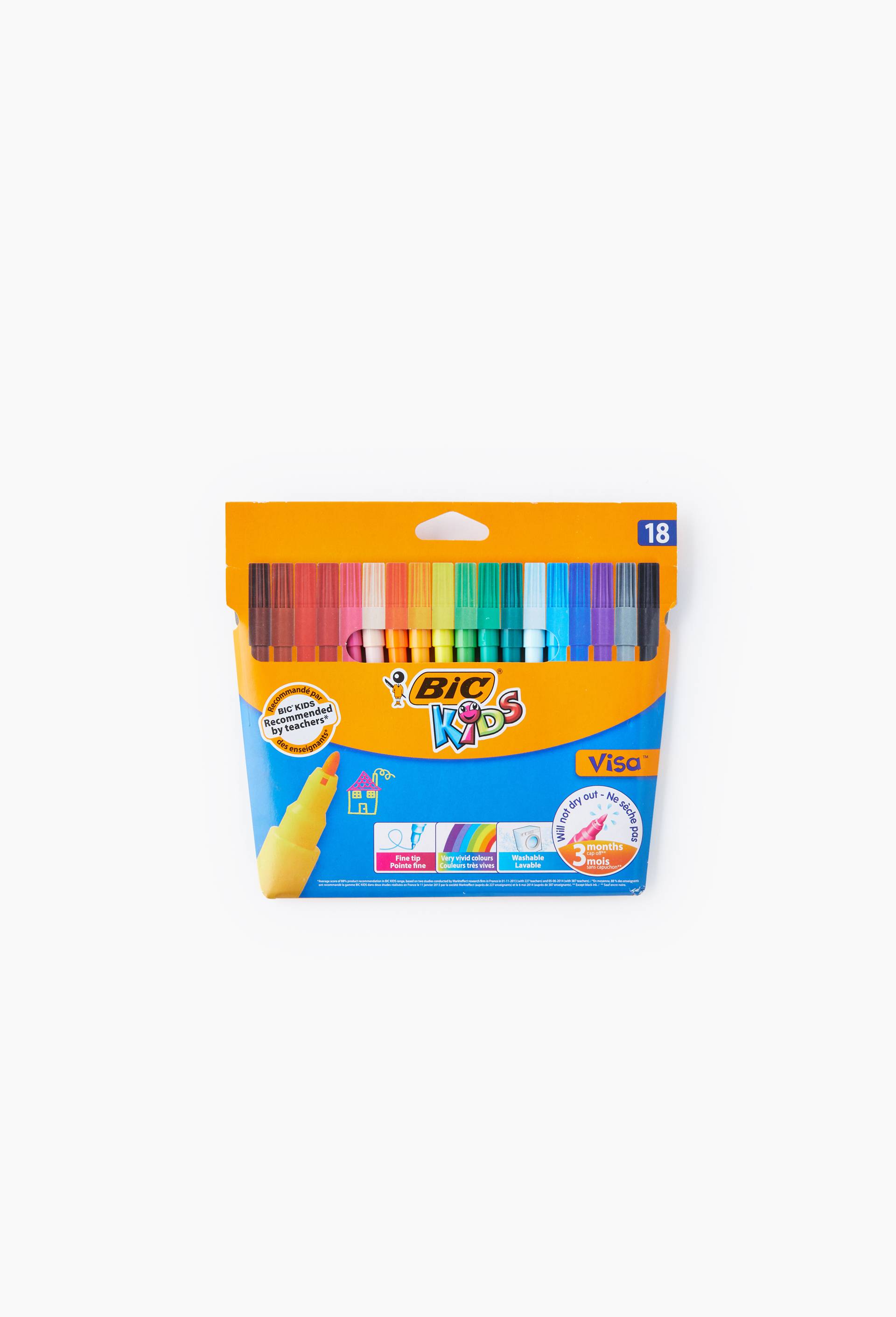 18 feutres de coloriage, , large image number 1